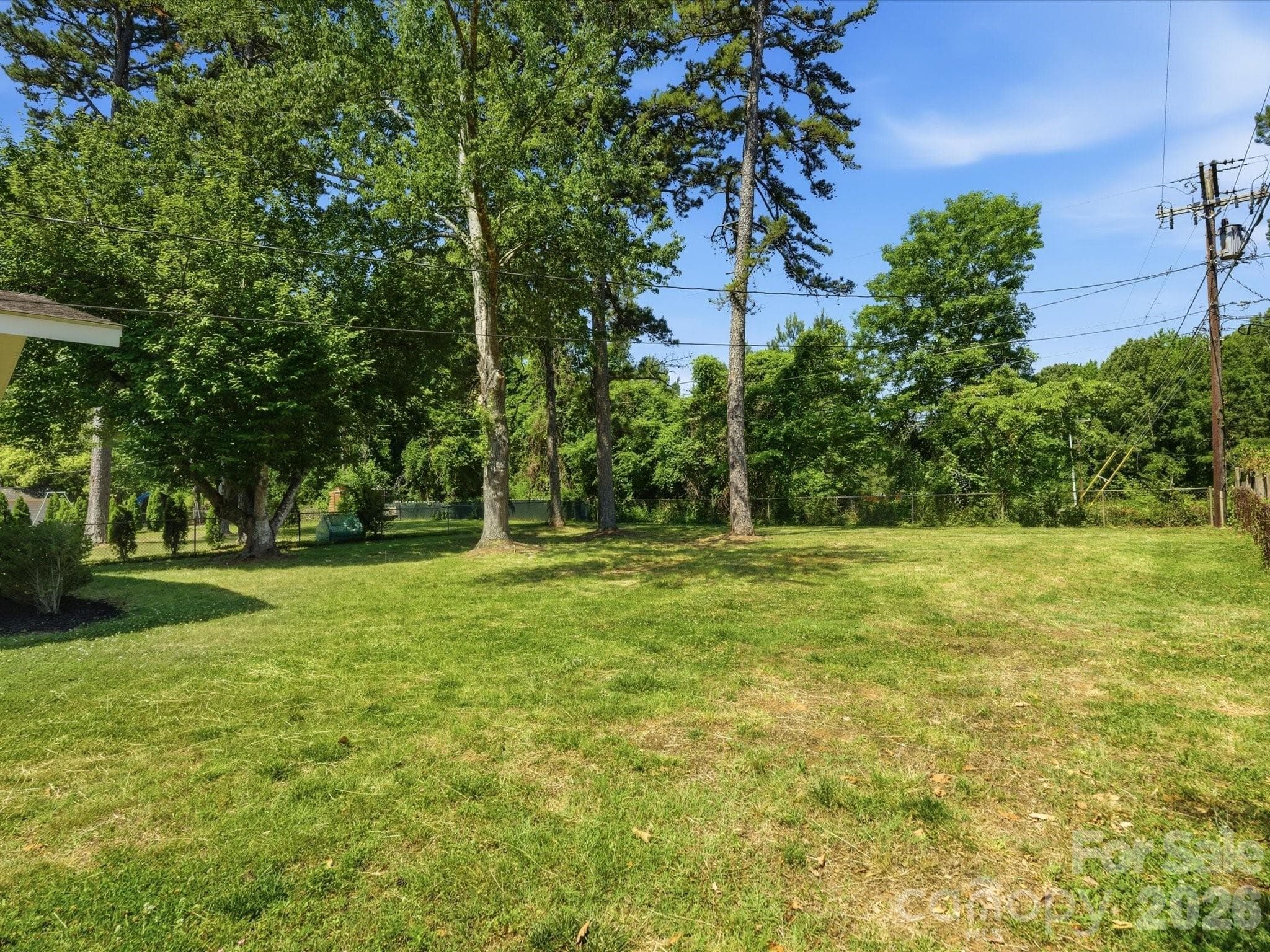 Back Yard - 3633 Rosehaven Drive, Charlotte