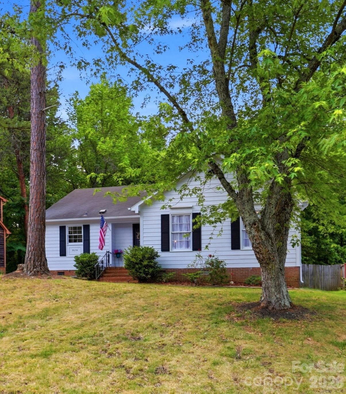 Mature trees shade the homes in this area of the east end. - 9624 Central Drive, Mint Hill