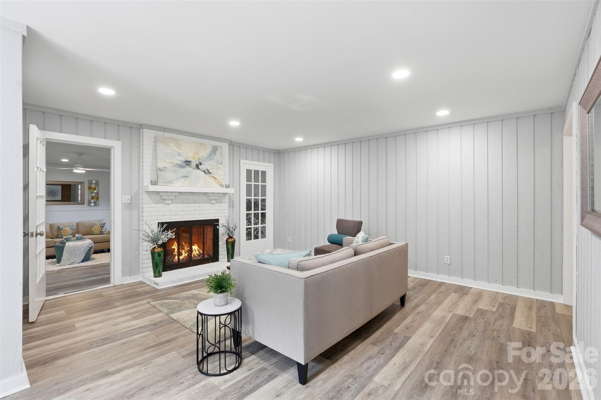Living room is flooded with light! - 9624 Central Drive, Mint Hill