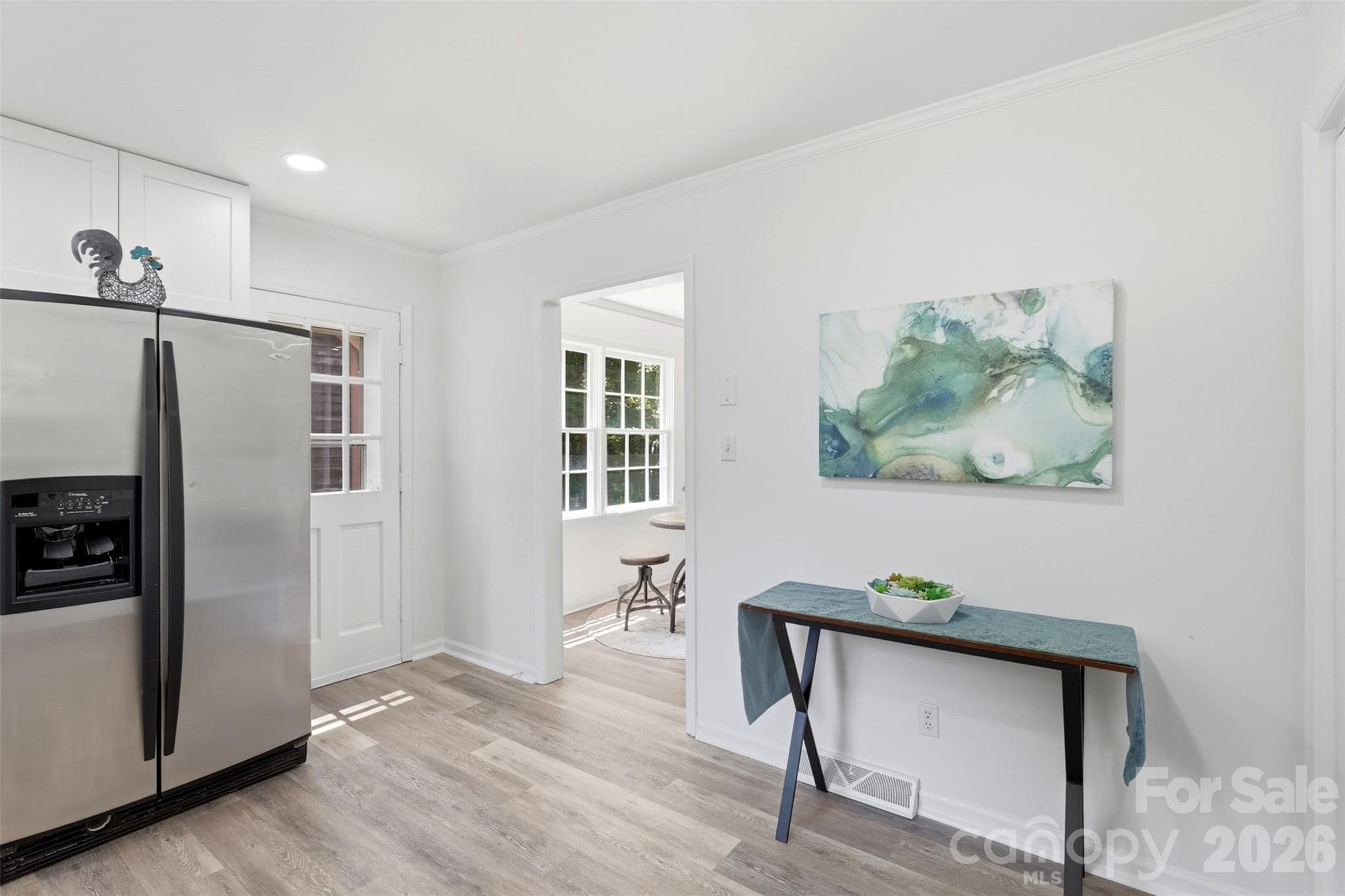 One of two doors off the driveway that give you access to both the kitchen and the great room - 9624 Central Drive, Mint Hill