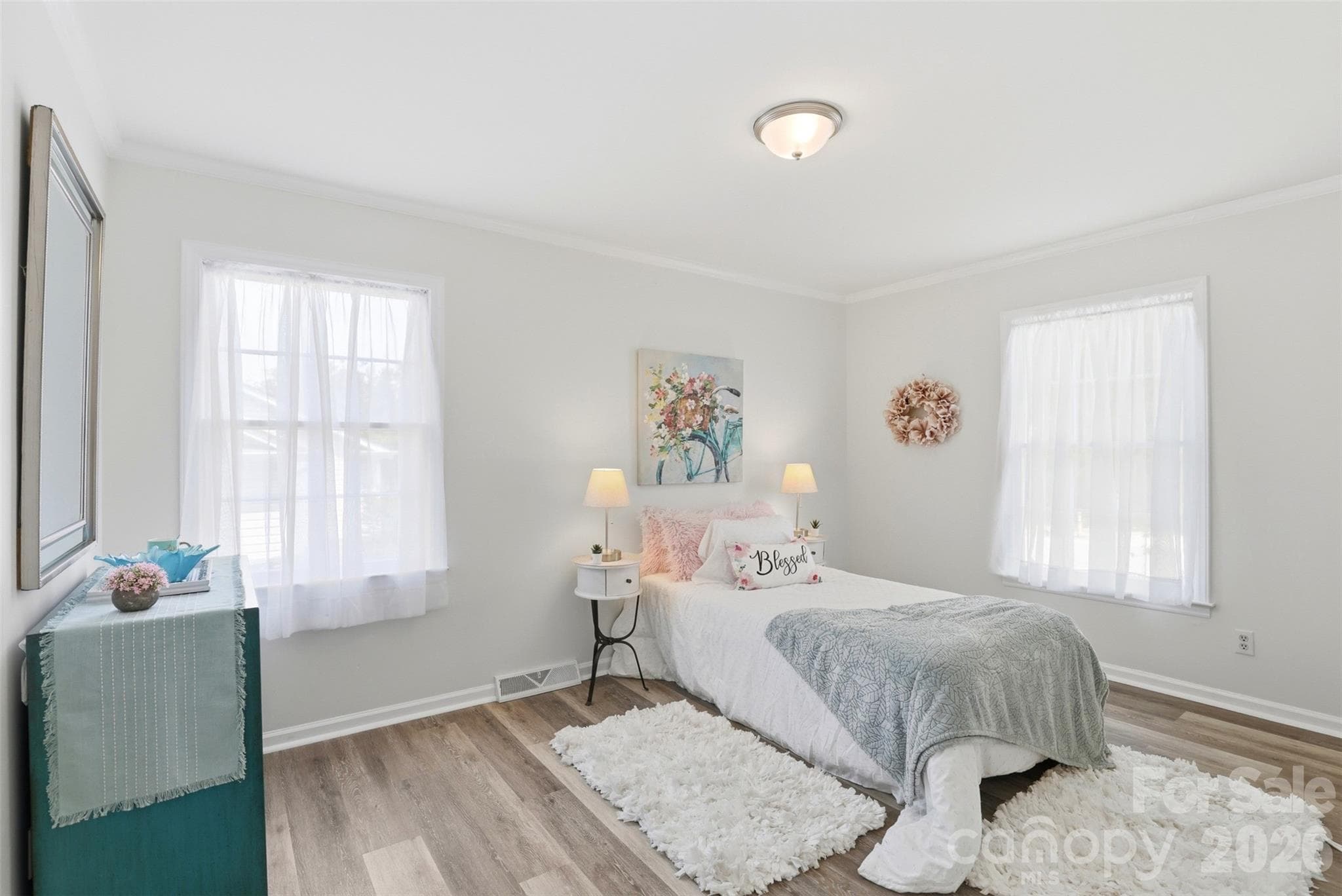 Huge corner bedroom is flooded with natural light - 9624 Central Drive, Mint Hill