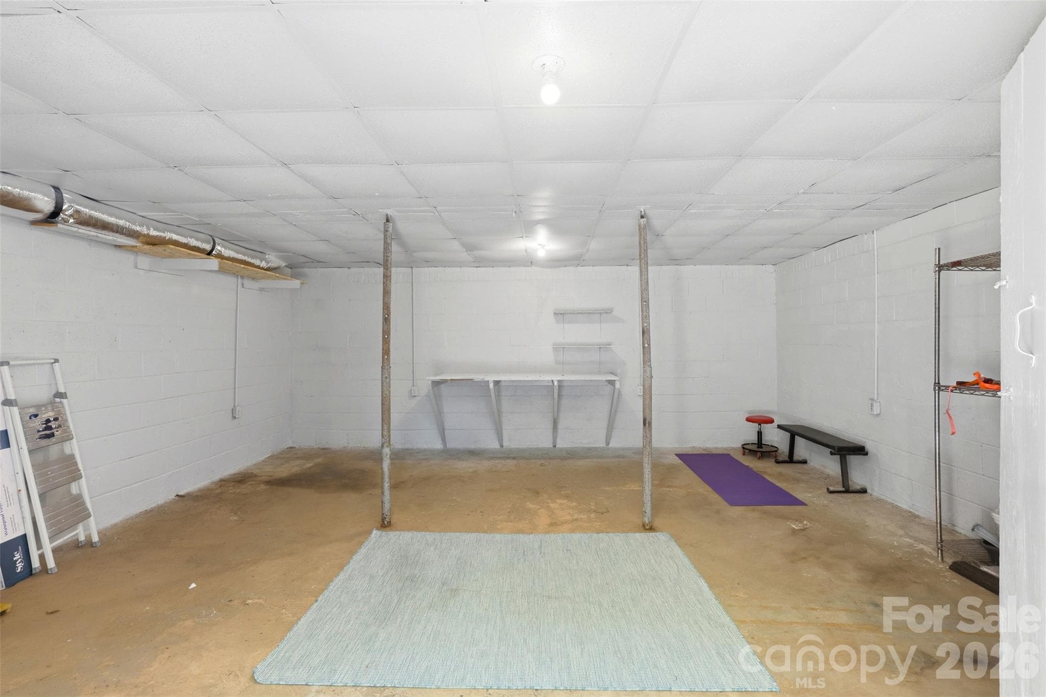 This could be a workshop, home gym, movie room, gaming room or hobby room. - 9624 Central Drive, Mint Hill
