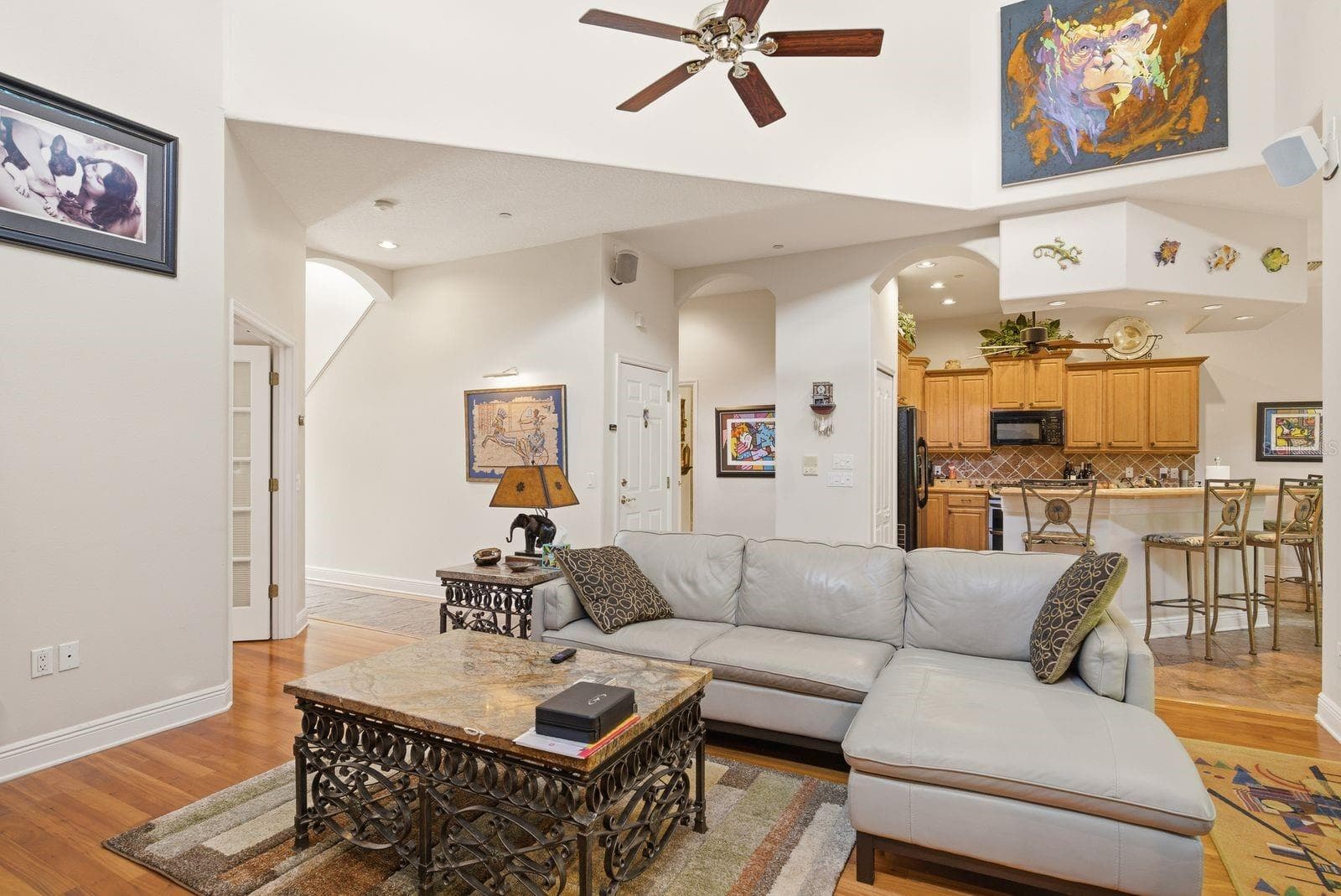 Living Room and Kitchen - 503 PALM AVE, PALM HARBOR