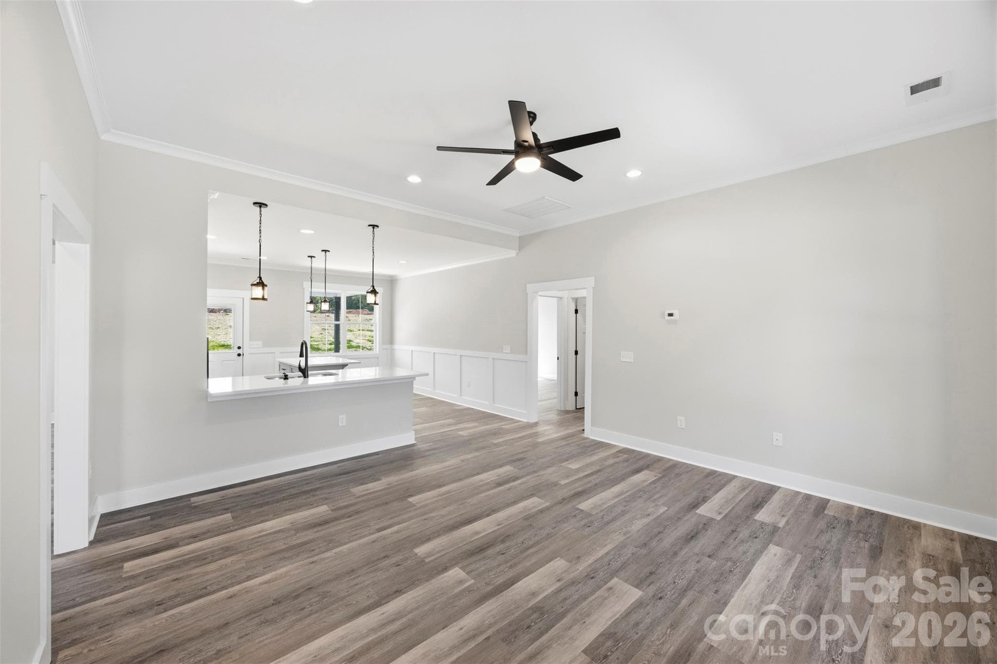 Living Room w Tray Ceilings - 1010 Speight Road, Albemarle