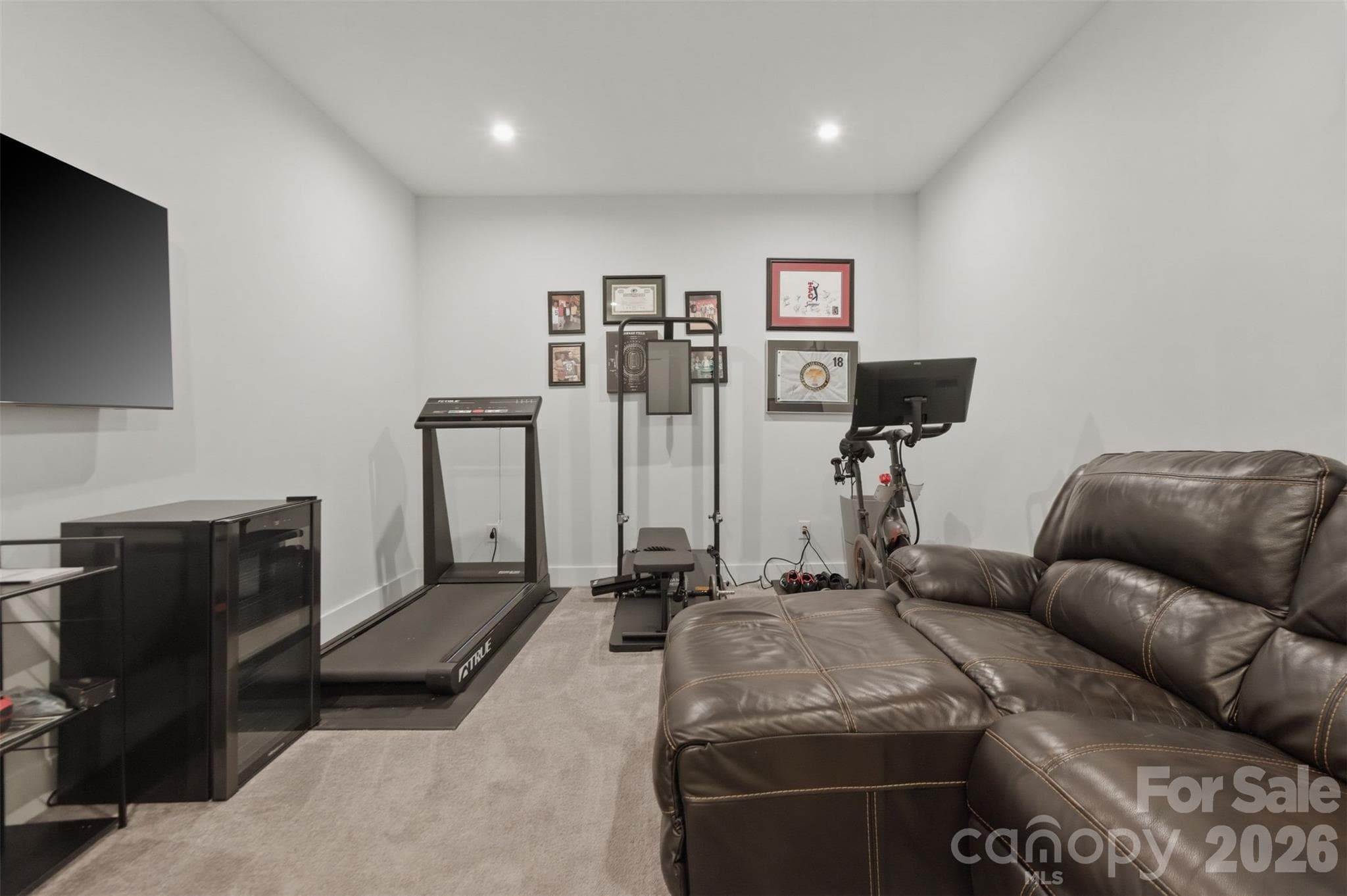 Basement room- great for office, gaming room, workout room, etc. - 18005 Nolita Lane, Charlotte