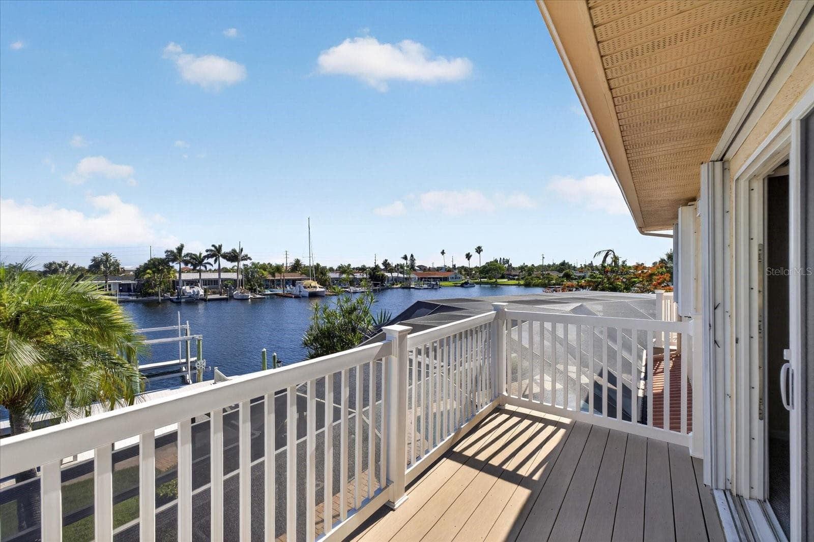 Master bedroom balcony - 3640 HARBORVIEW CT, NEW PORT RICHEY