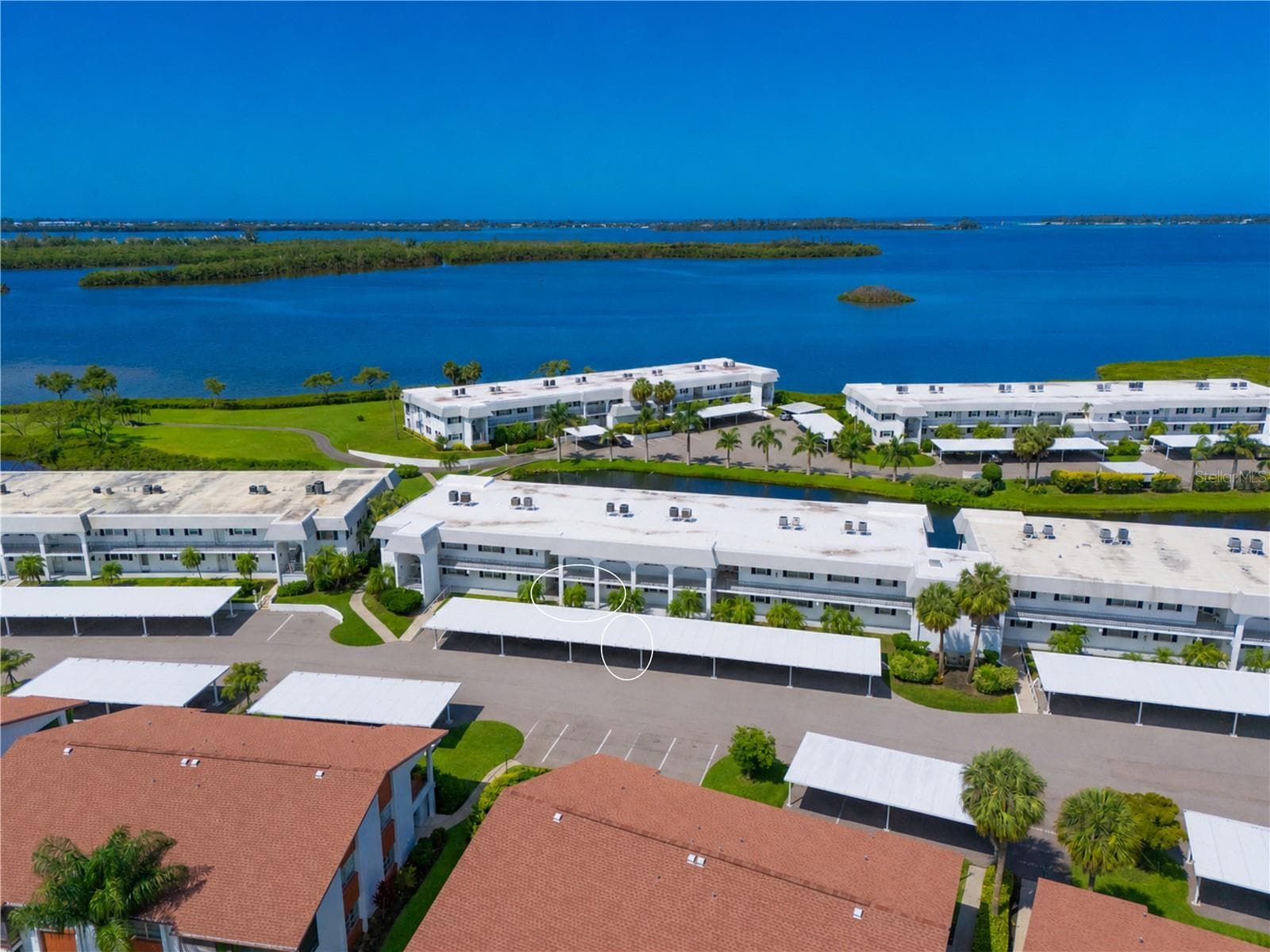 Condo location highlighted in white - 4809 INDEPENDENCE DR, BRADENTON