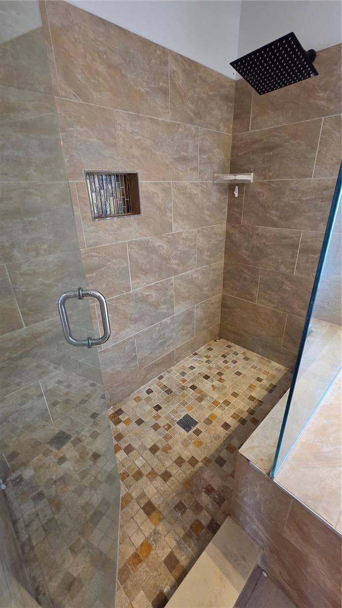 Master shower - 10422 GLEN WILLOW LN, TAMPA