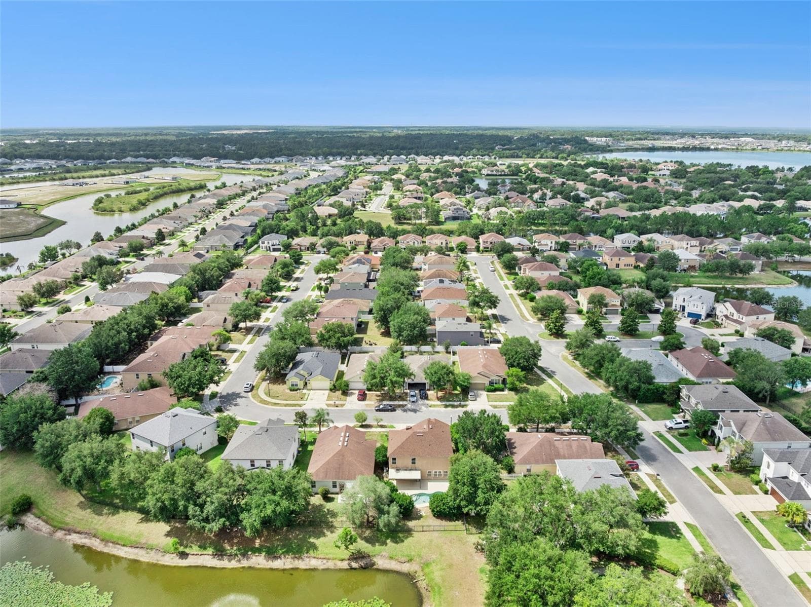 Aerial View - 5056 GANDROSS LN, MOUNT DORA
