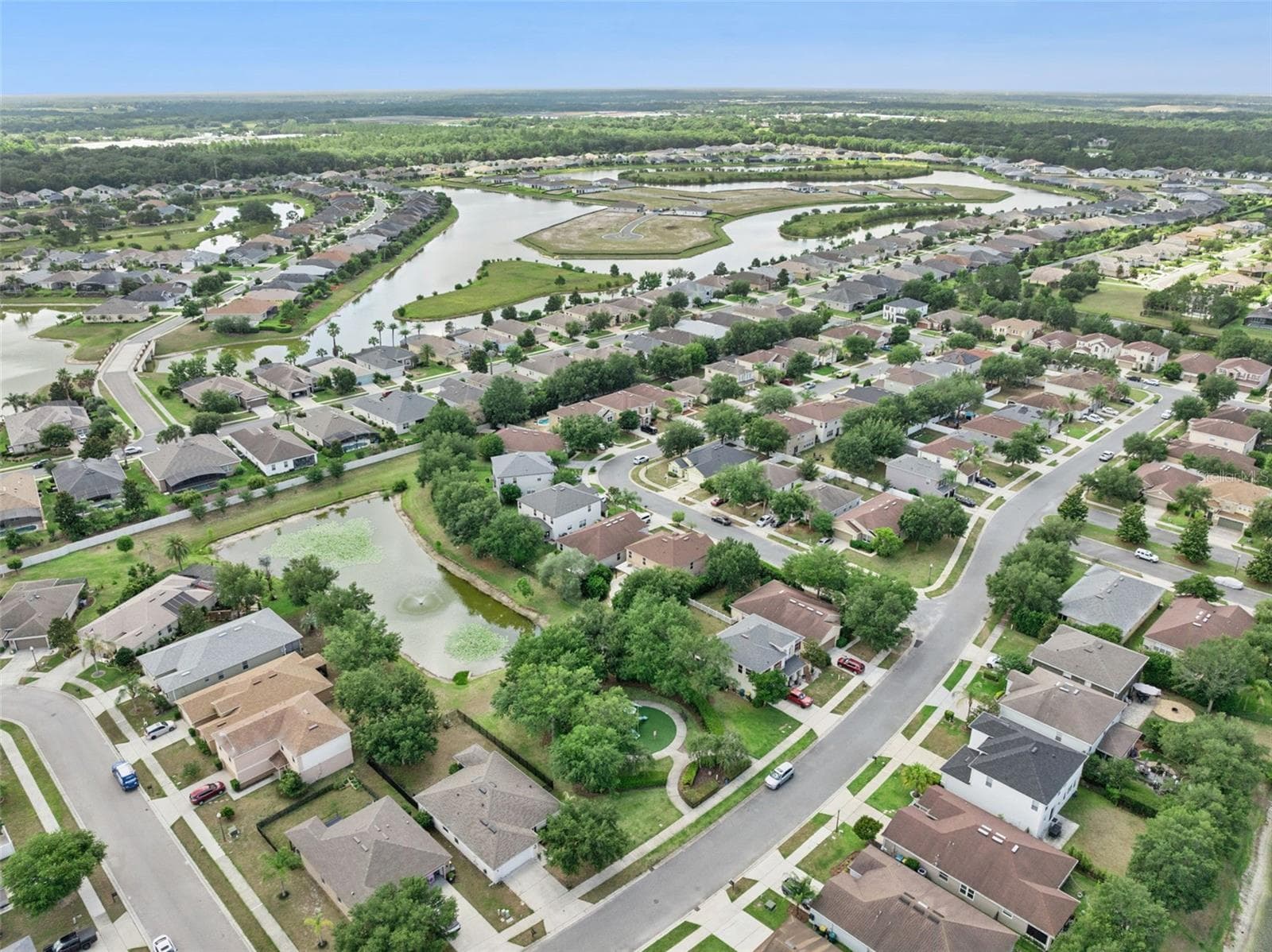 Aerial View - 5056 GANDROSS LN, MOUNT DORA