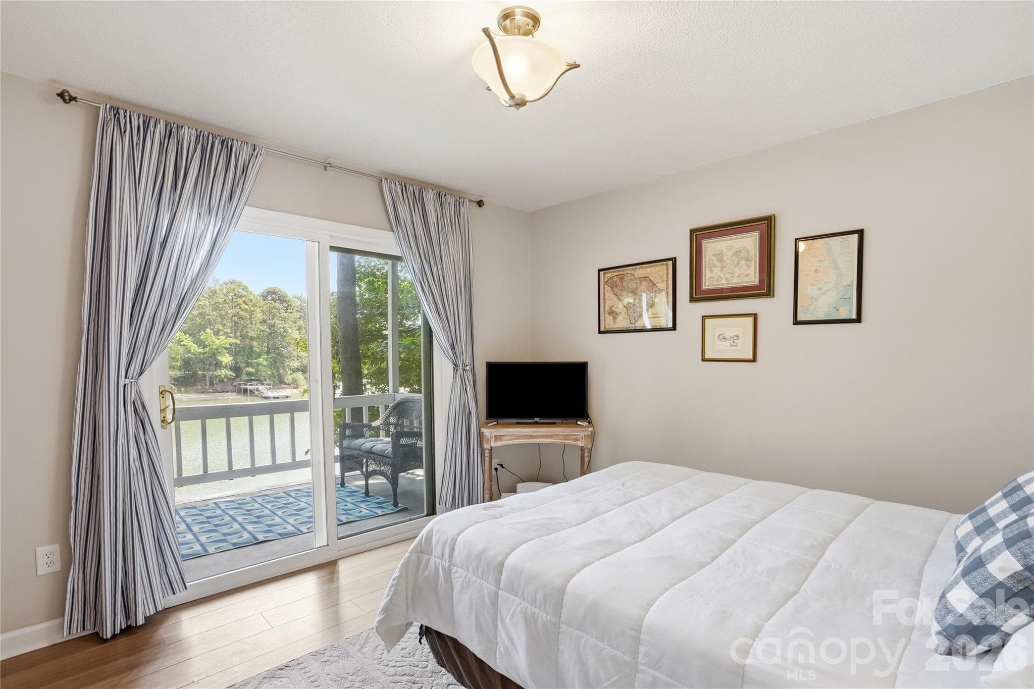 Secondary bedroom with lake views - 1113 Palmyra Drive, Tega Cay