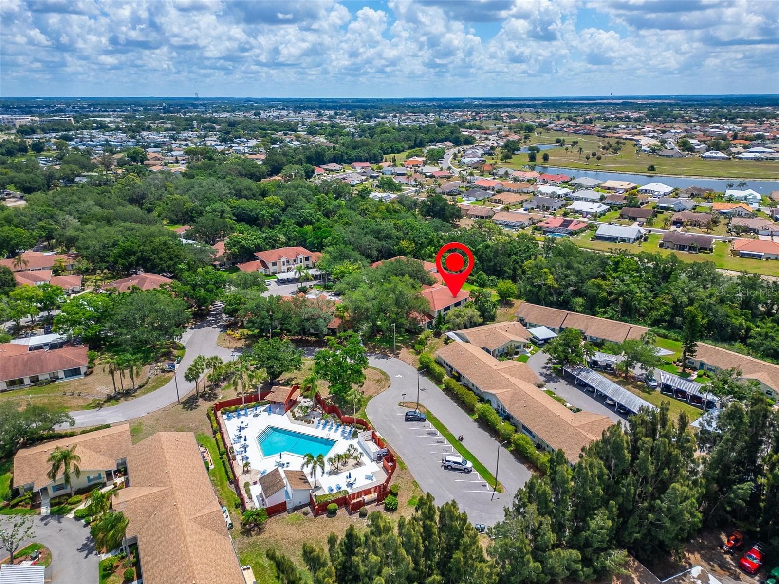 Condominium at 319 KNOTTWOOD CT #2, SUN CITY CENTER, photo 42 of 54