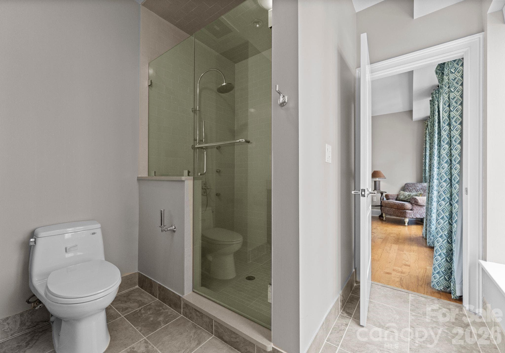 Primary Bathroom with Frameless Glass Shower - Charlotte