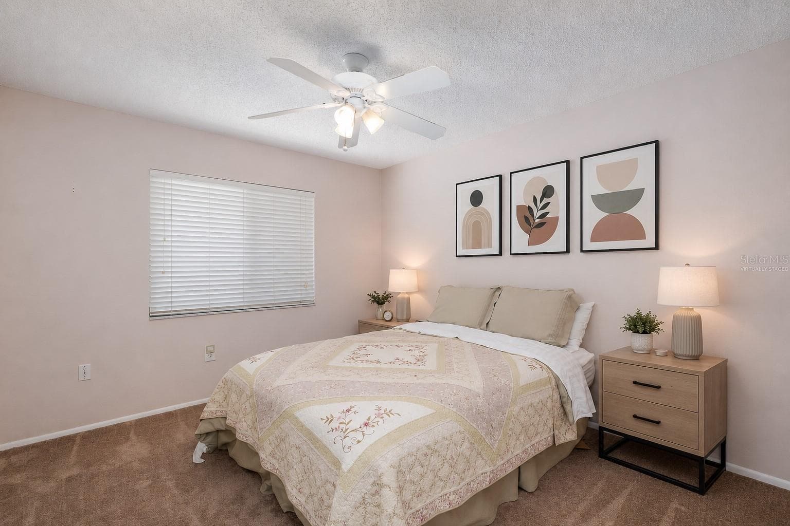 virtually stagedguest bedroom - 130 NANCY DR #37, OLDSMAR