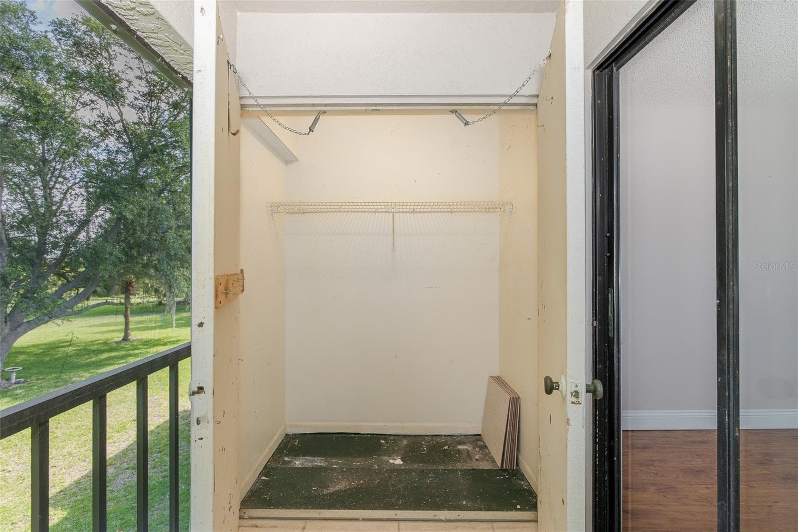 Storage room off the back lanai - 130 NANCY DR #37, OLDSMAR