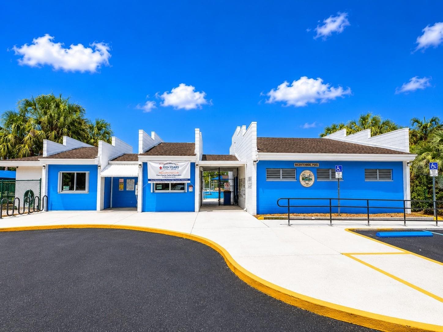 Bicentennial Pool building exterior - 8588 W WINGS LN, CRYSTAL RIVER
