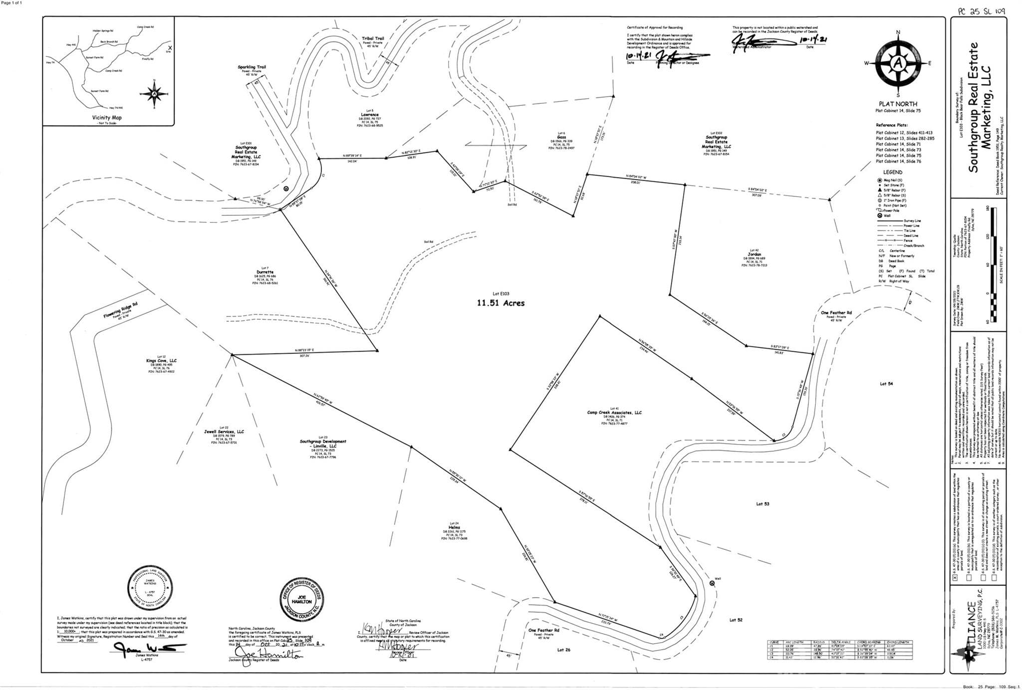 Lot at 103 One Feather Road, Whittier, photo 8 of 9