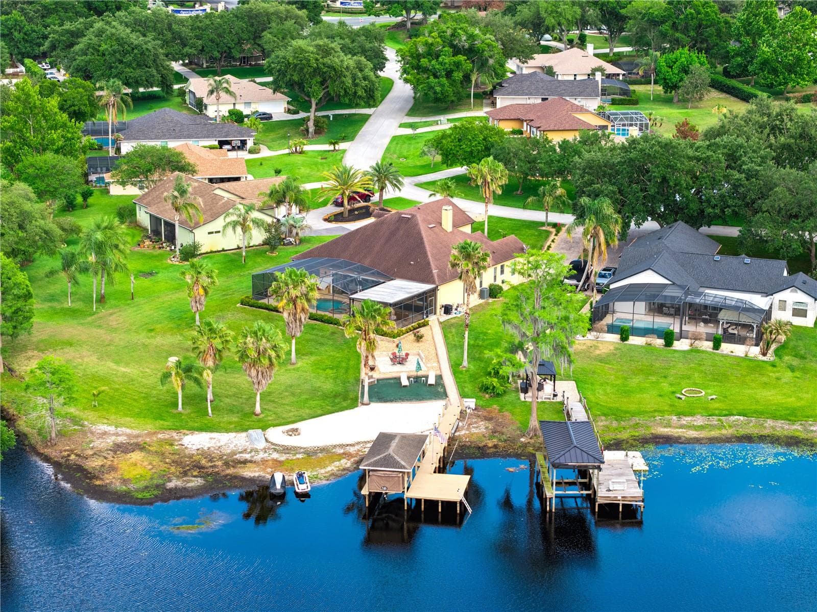 Back Aerial - 11325 PRESTON COVE RD, CLERMONT