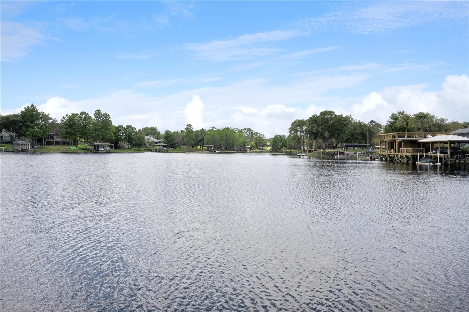 View from end of Dock - 11325 PRESTON COVE RD, CLERMONT