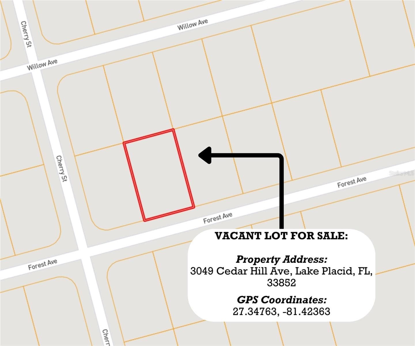 Land at 3049 CEDAR HILL AVE, LAKE PLACID, photo 8 of 15