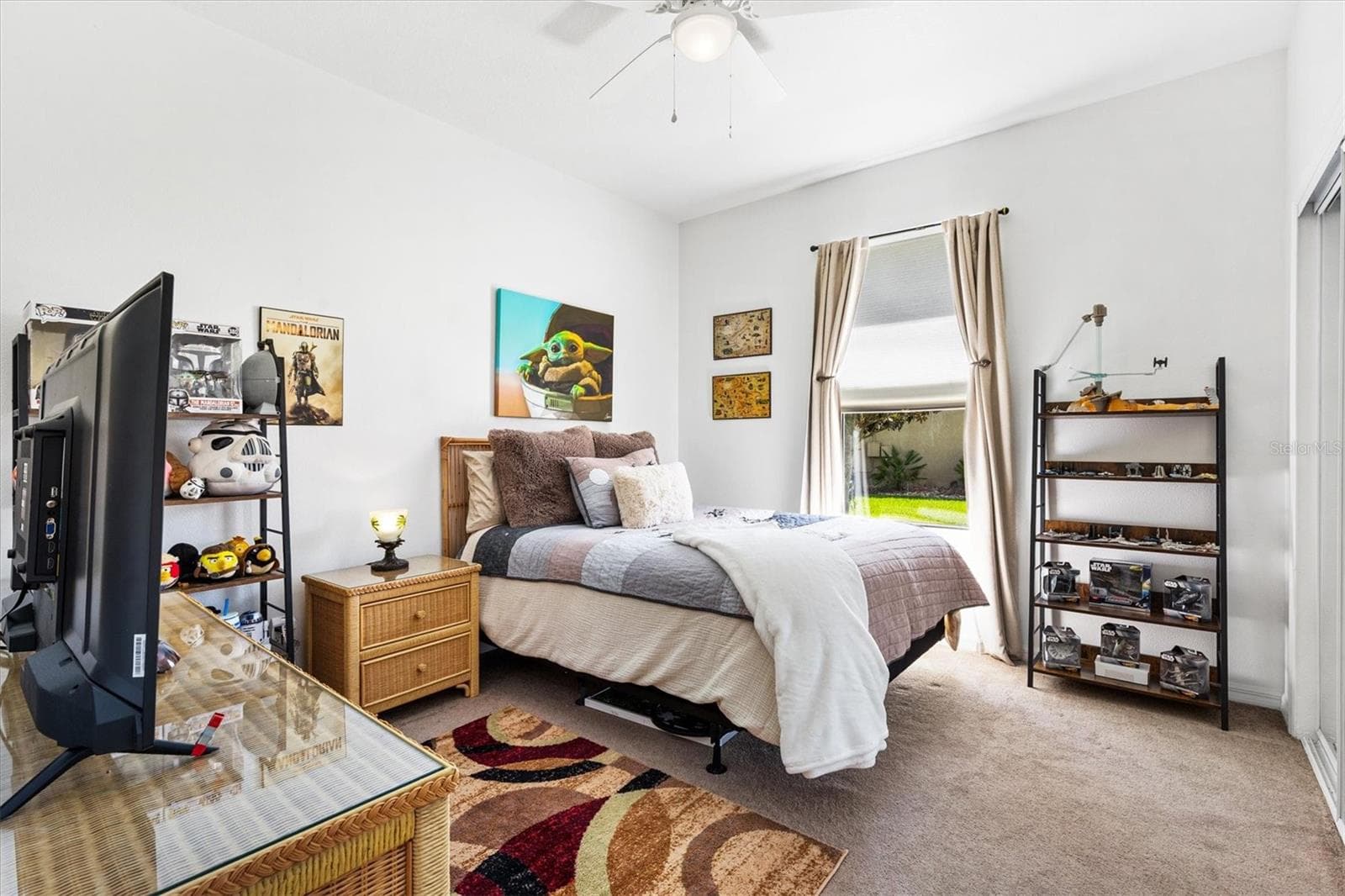 The third bedroom offers ample closet space and is perfectly sized to create a comfortable and welcoming guest retreat. - 12107 EAGLE POINT CT, LEESBURG