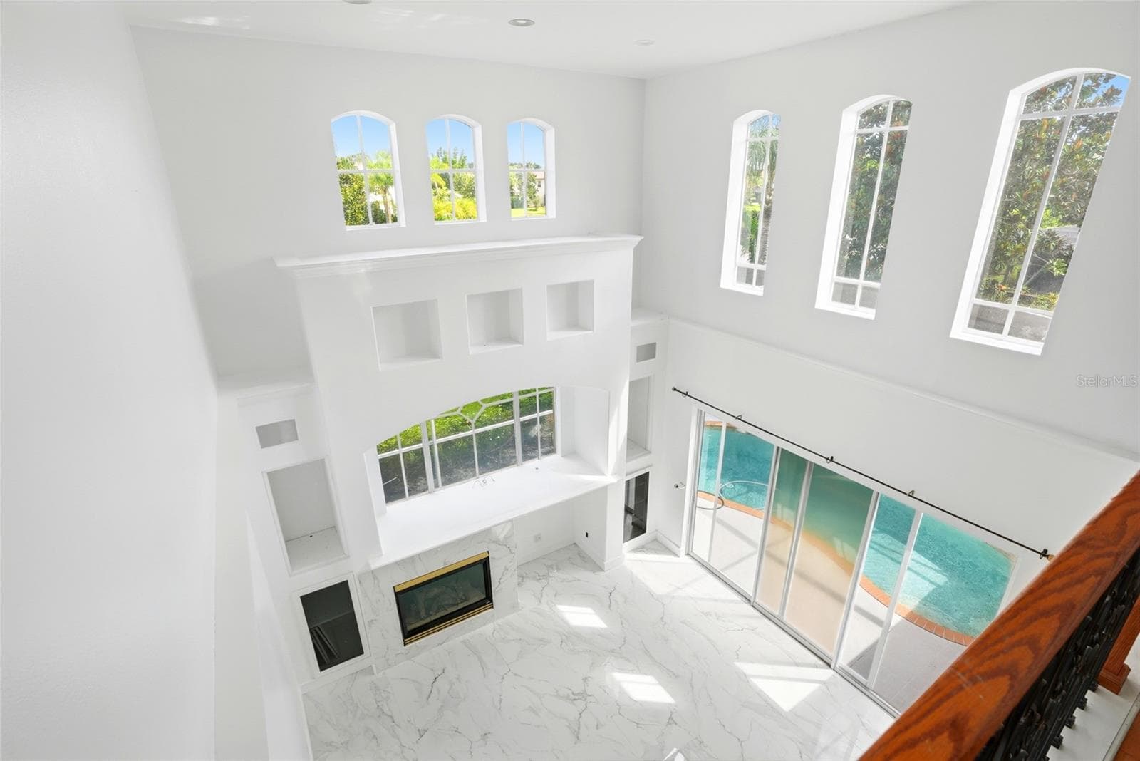Great Room View from Loft - 11637 BRISTOL CHASE DR, TAMPA