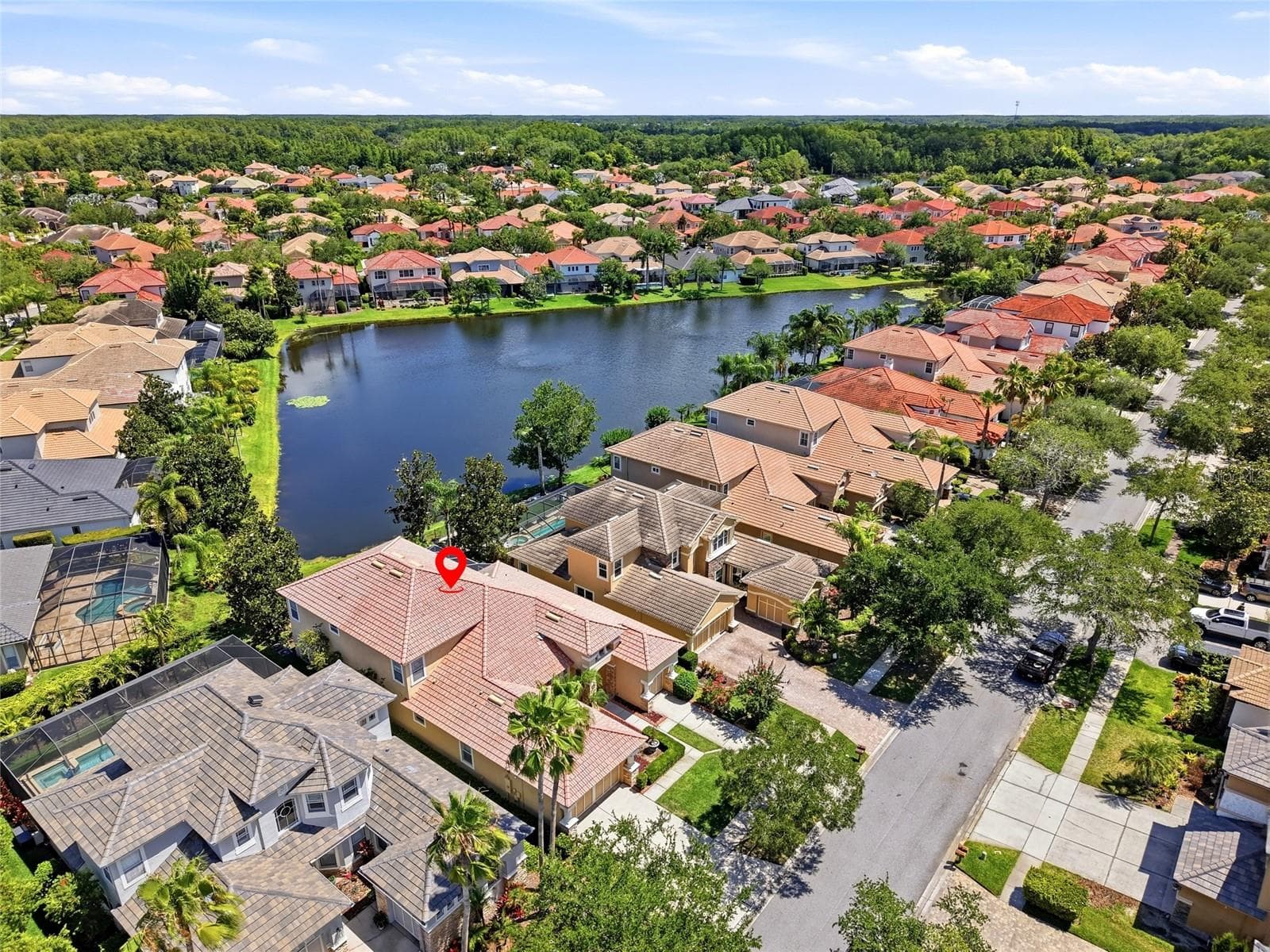 Aerial View - 11637 BRISTOL CHASE DR, TAMPA