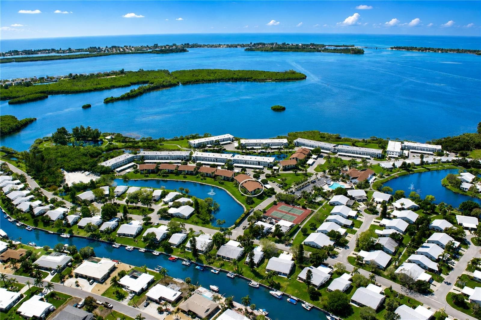 Condo highlighted in white - 4853 INDEPENDENCE DR, BRADENTON