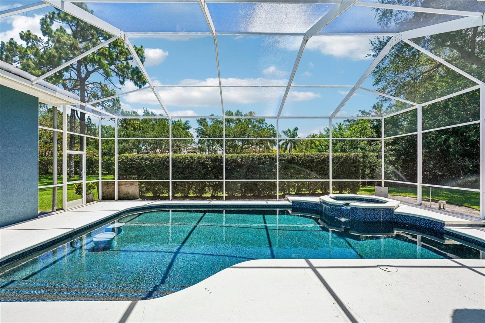 Pool with spa - 9039 WATERASH LN N, PINELLAS PARK