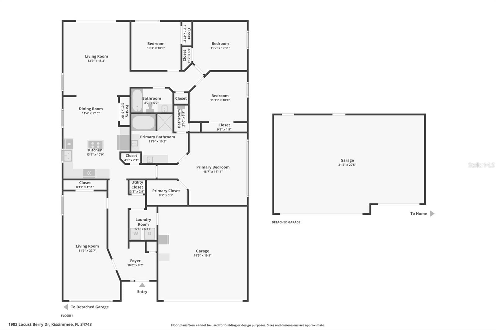 Single Family Residence at 1982 LOCUST BERRY DR, KISSIMMEE, photo 50 of 50