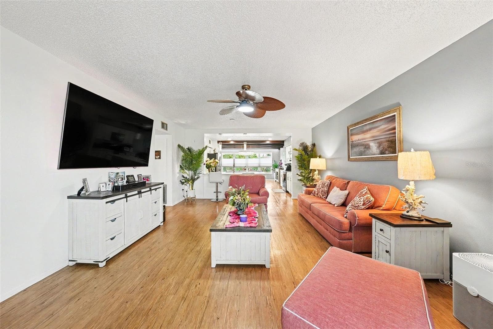 Living Room from Front Entry - 2284 PHILIPPINE DR #69, CLEARWATER