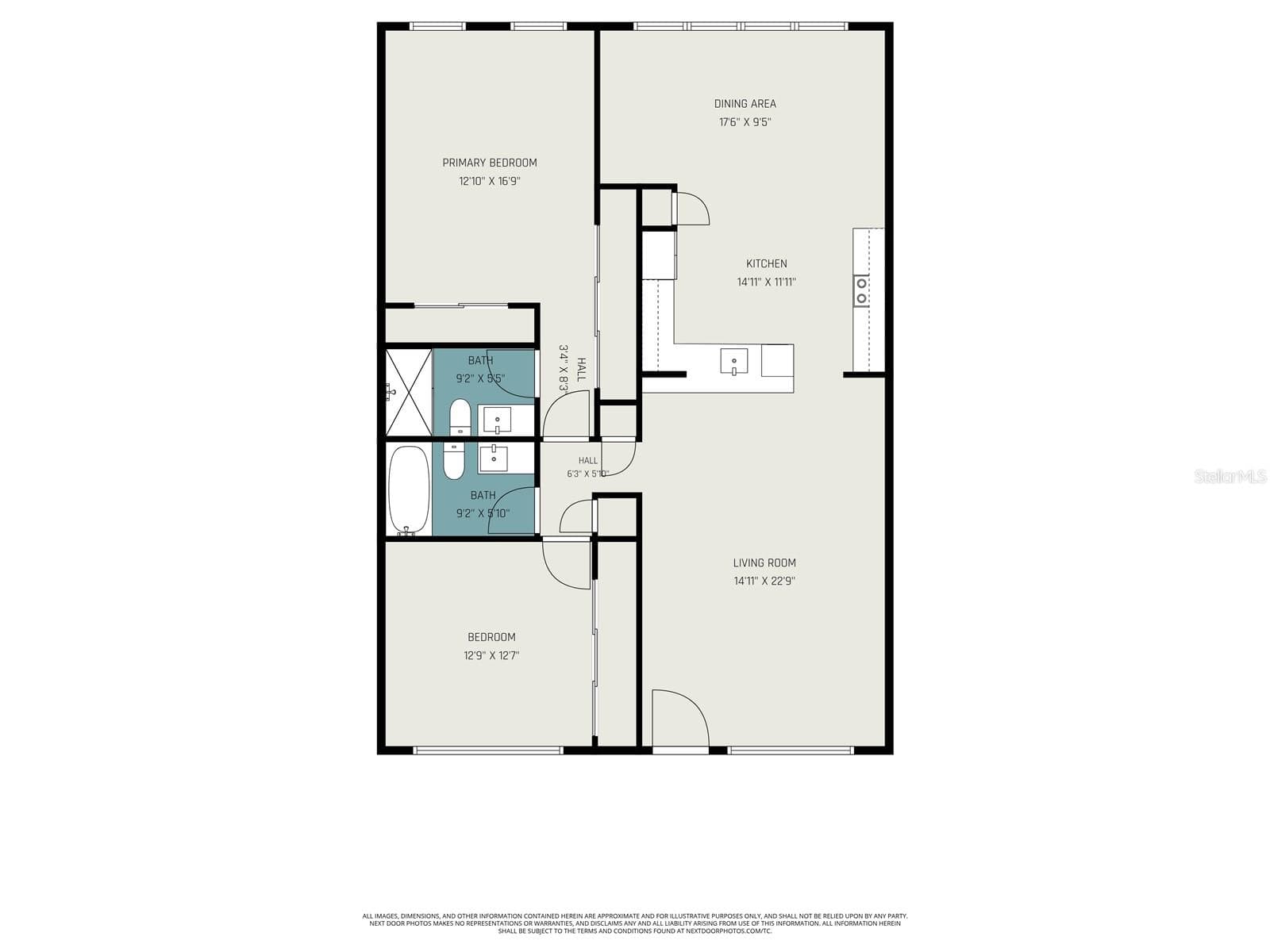 Unit Floor Plan - 2284 PHILIPPINE DR #69, CLEARWATER