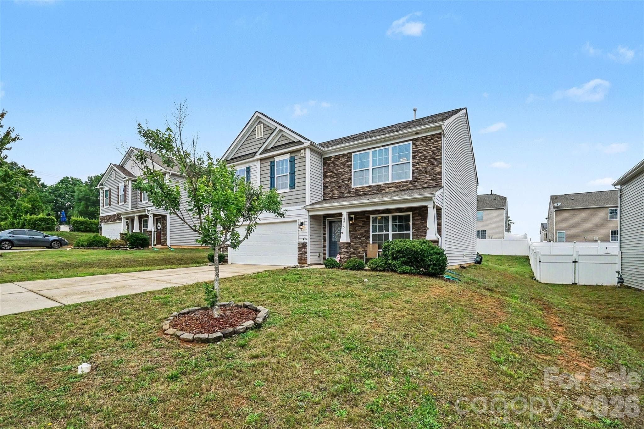 Front exterior - 8515 Mansell Court, Charlotte