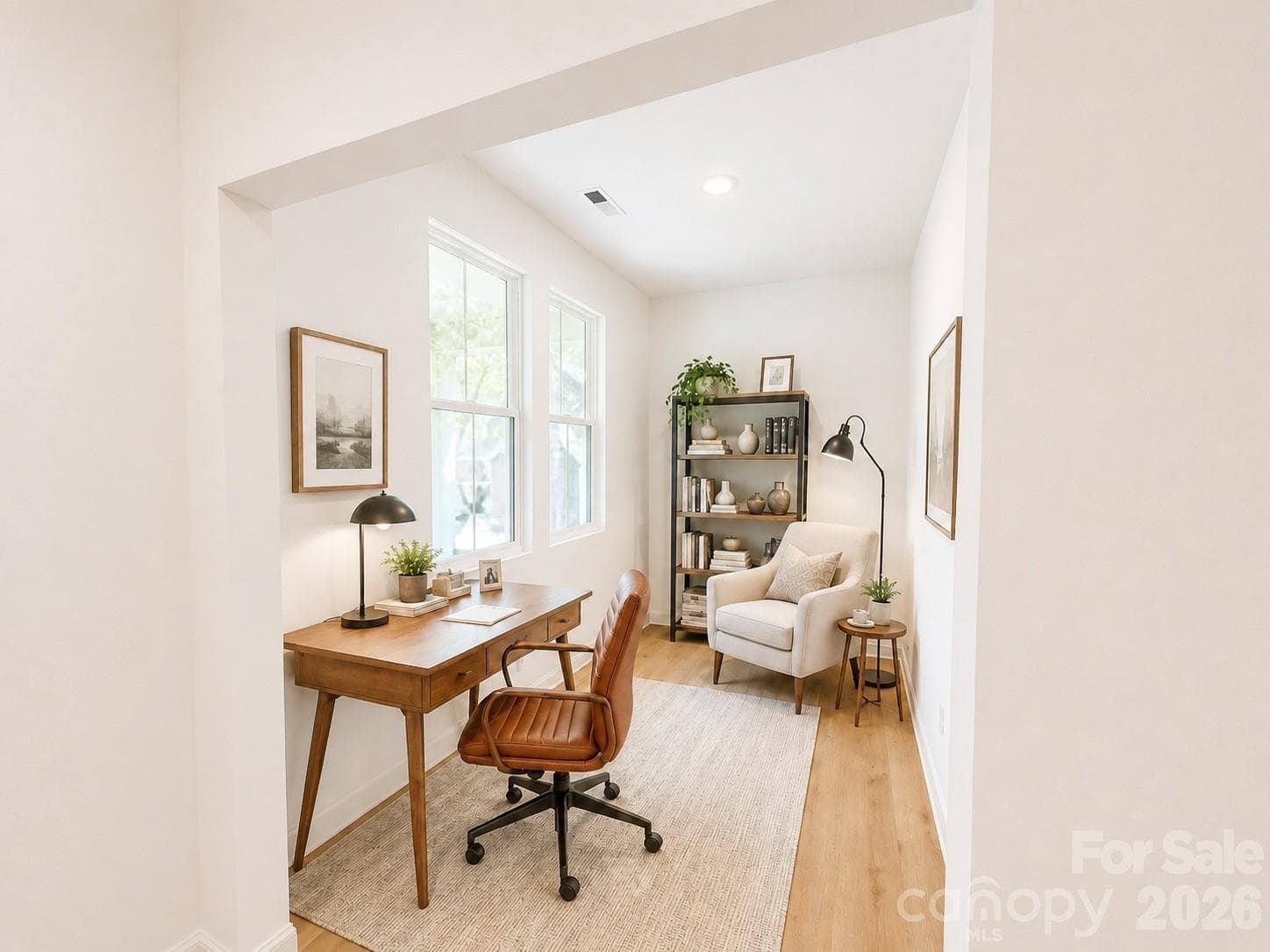 Virtually Staged Main Floor Pocket Office - 6774 Kingfisher Court, Denver