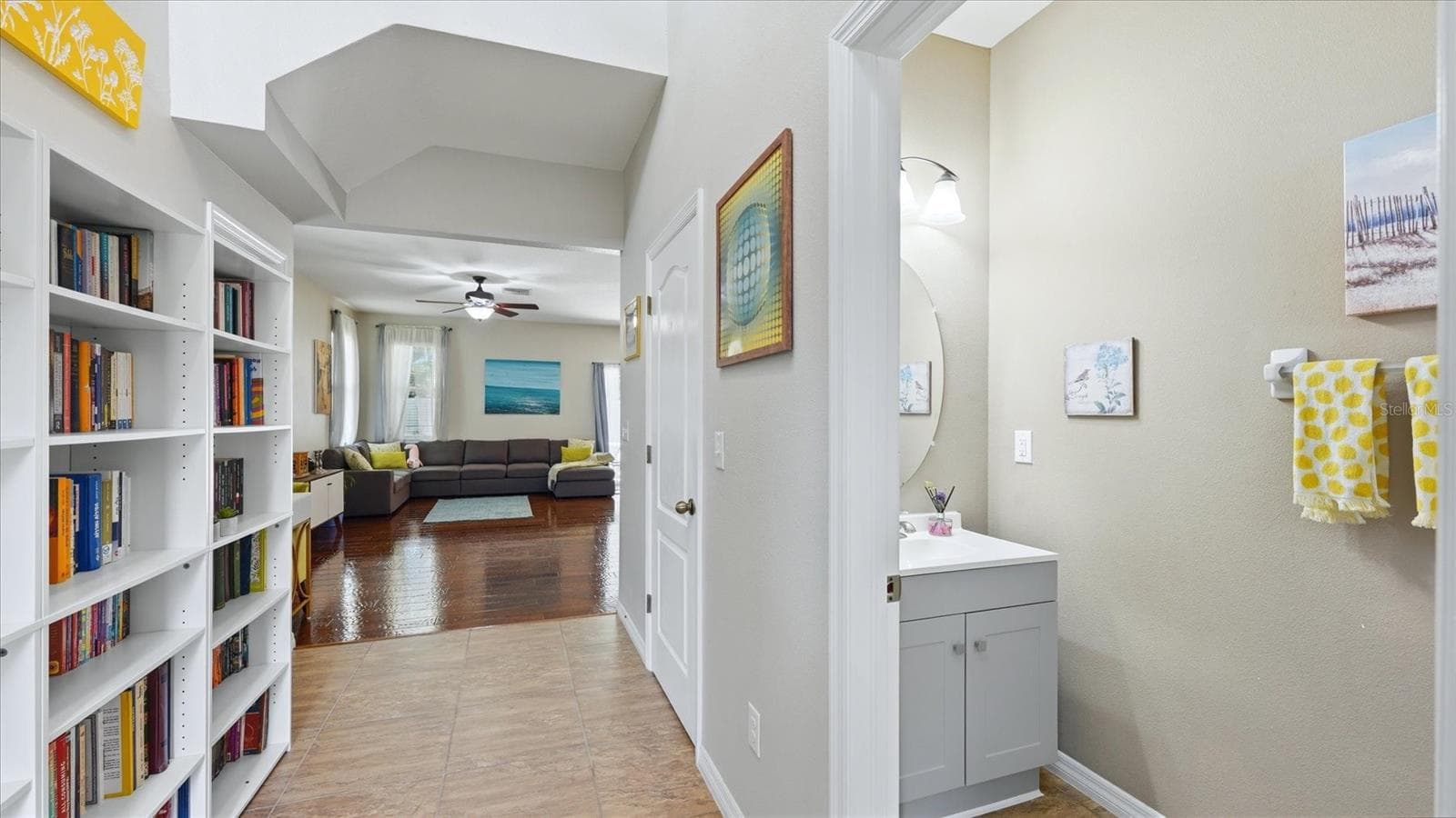 Foyer - Half Bath - 5666 AARON CT, SARASOTA