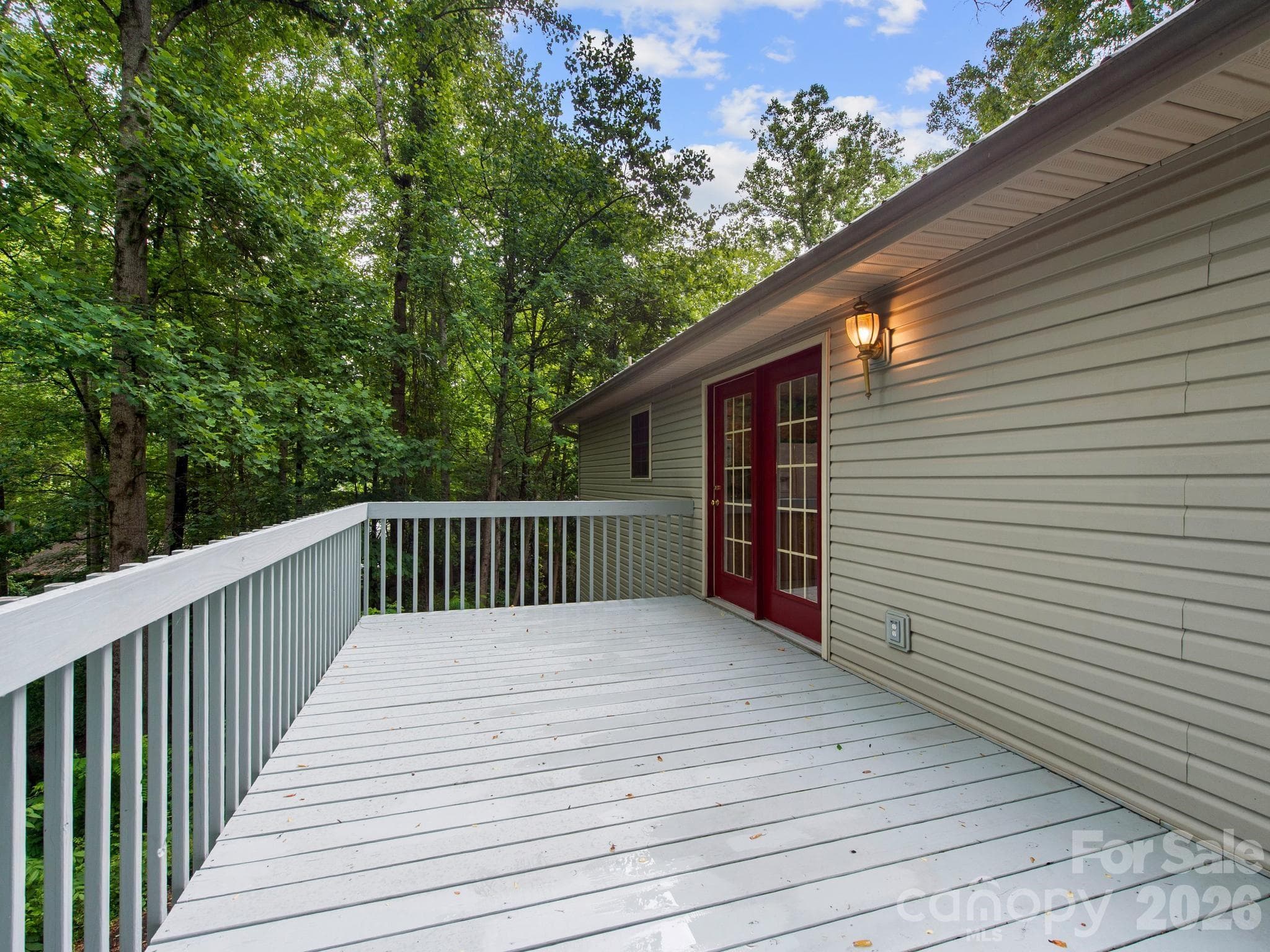 Rear upper deck - 37 Leatherwood Drive, Candler