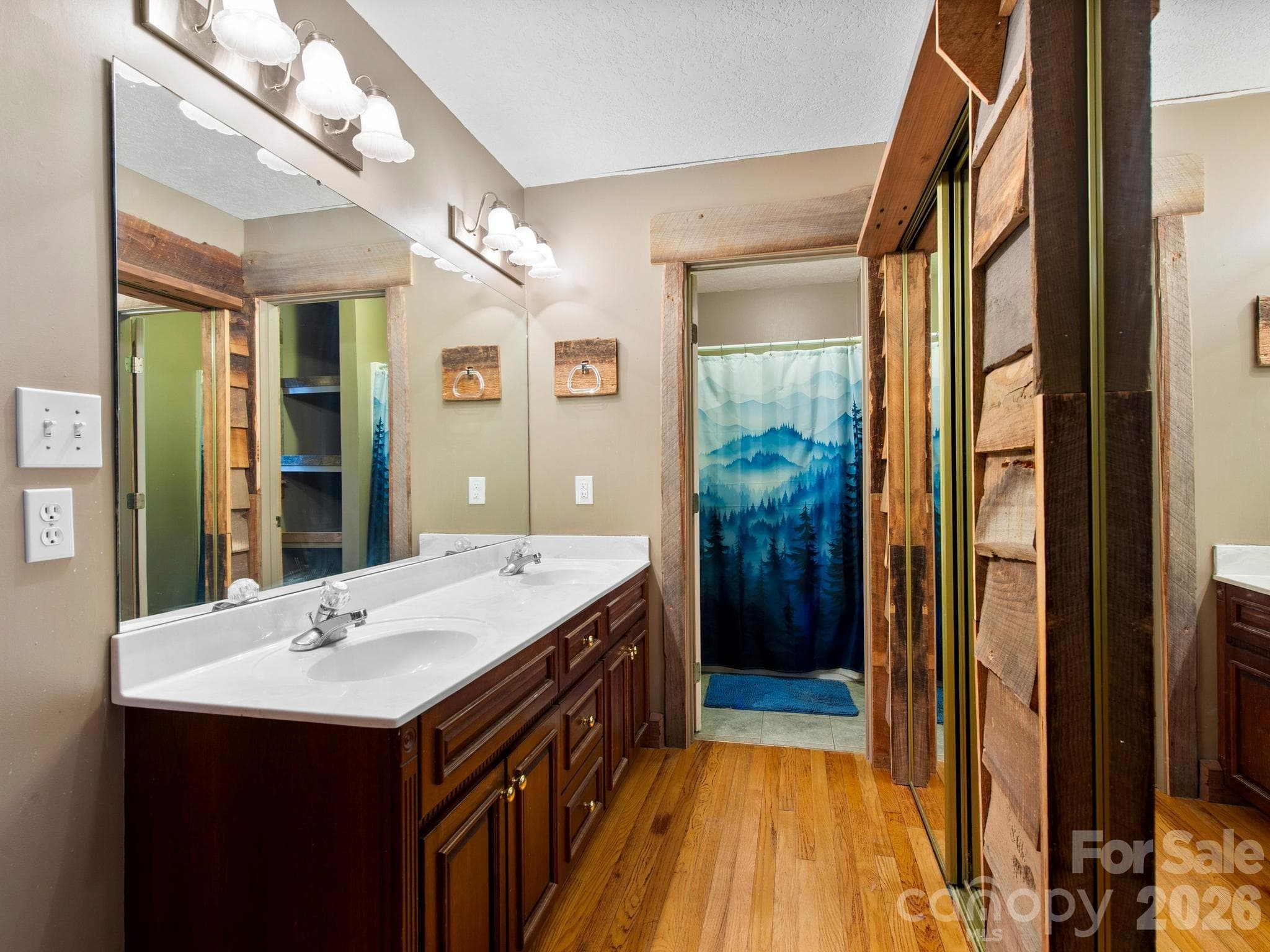 Primary Bedroom with his and her sink and shower room - 37 Leatherwood Drive, Candler