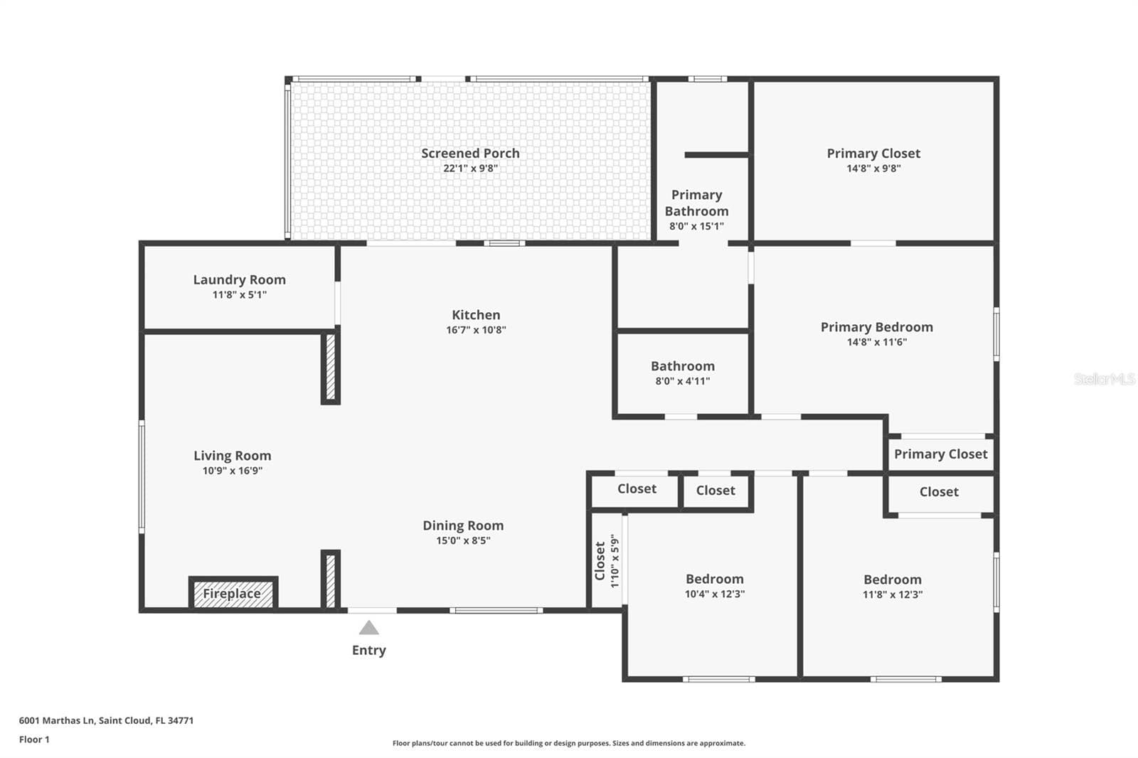 Professional Floorplan, current as of 05/26/2026 - 6001 MARTHAS LN, ST CLOUD