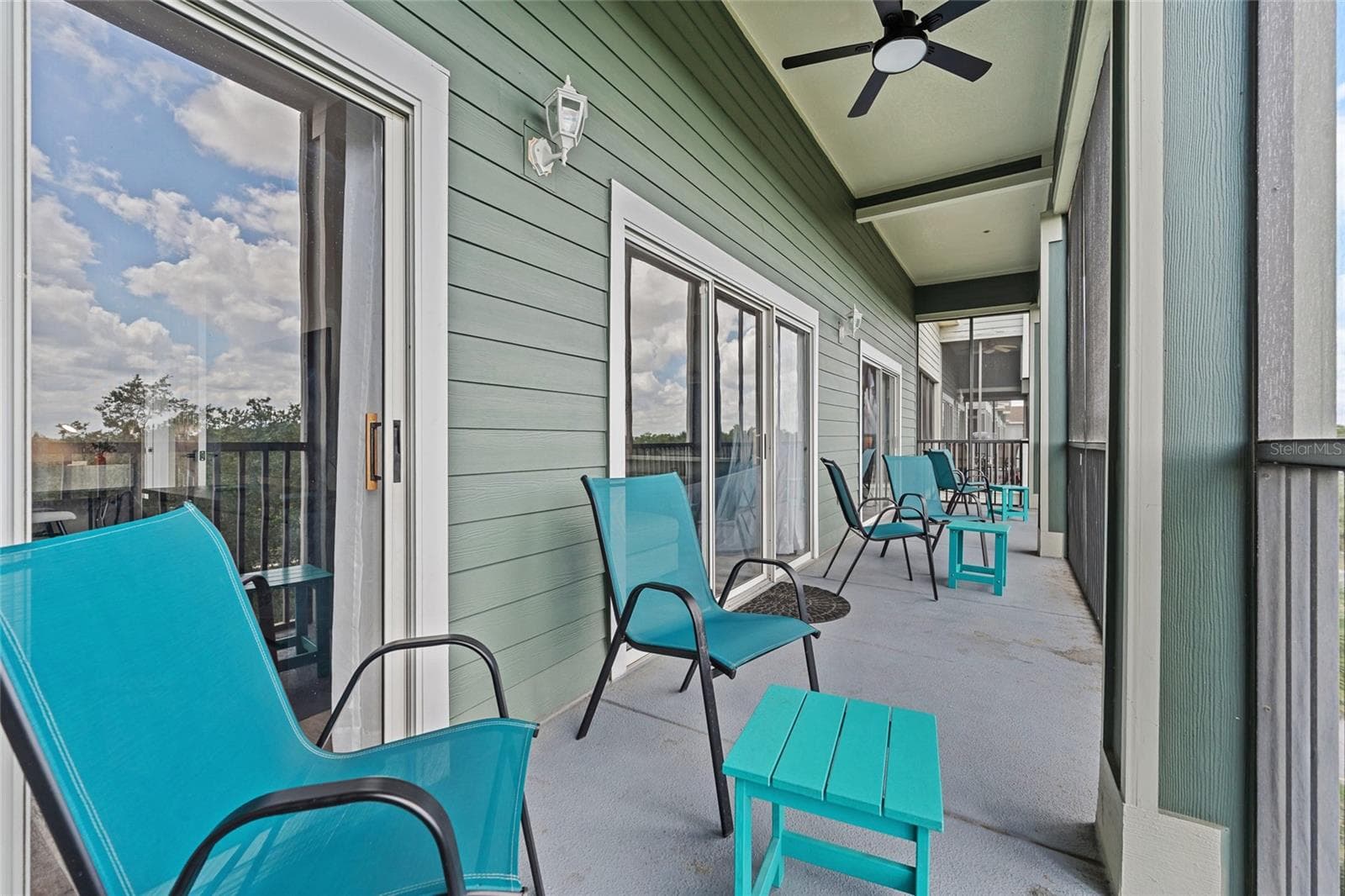 Private screened in balcony accessible from both bedrooms and living area - 14200 AVALON RD #409, WINTER GARDEN