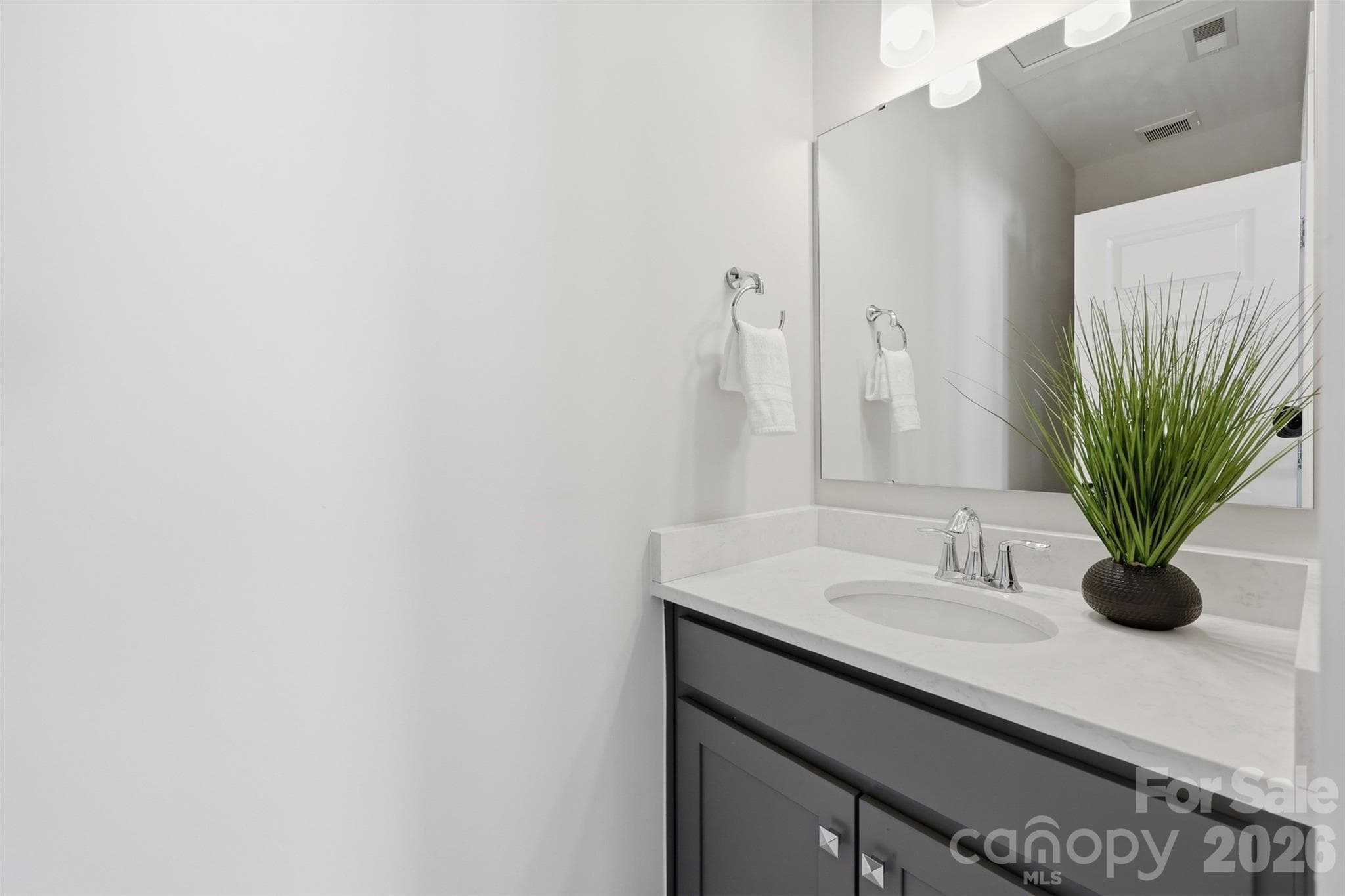Powder room located on the top floor. - 2148 Electric Lane, Charlotte