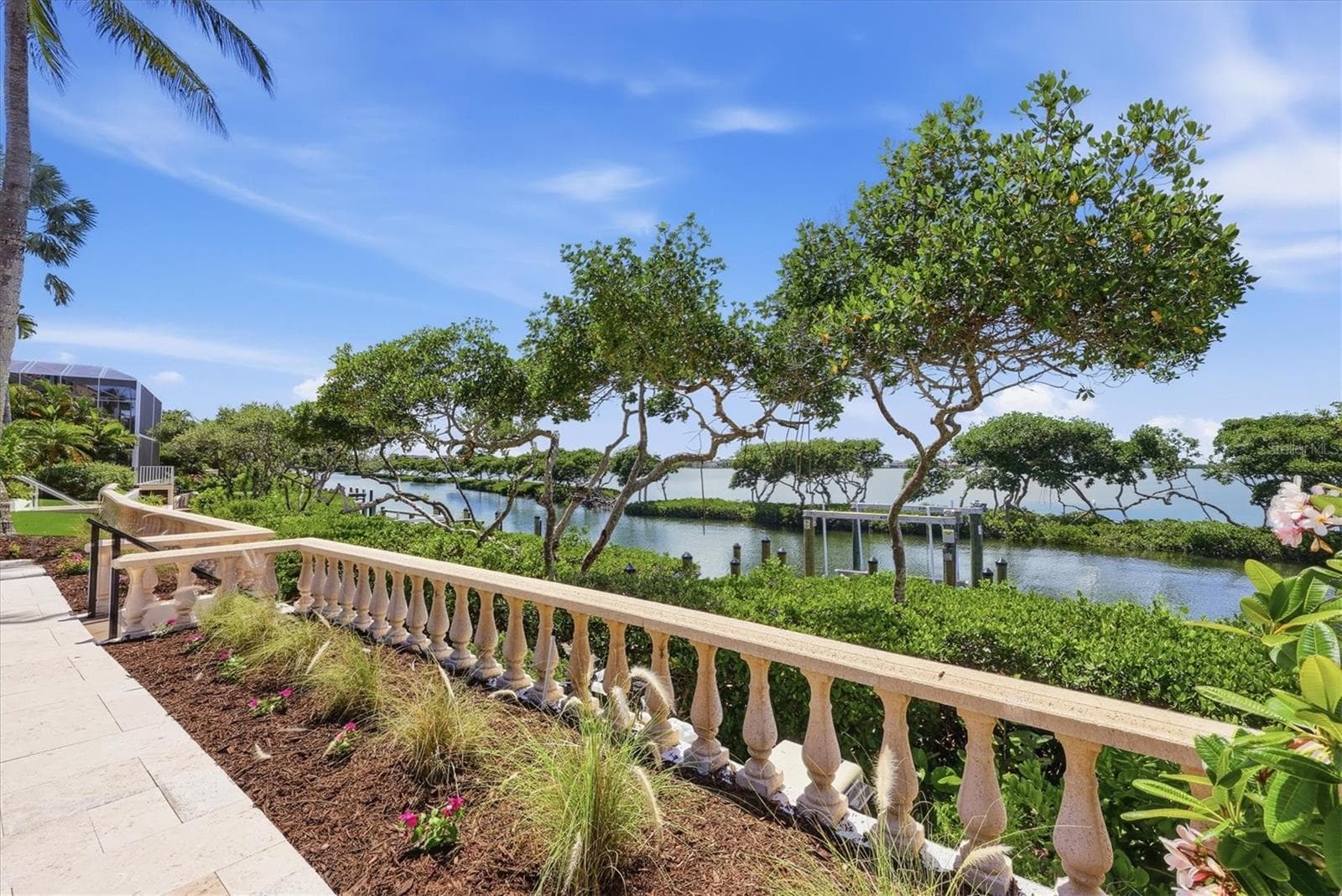 View of the Water from the Pool Deck - 3606 FAIR OAKS PL, LONGBOAT KEY