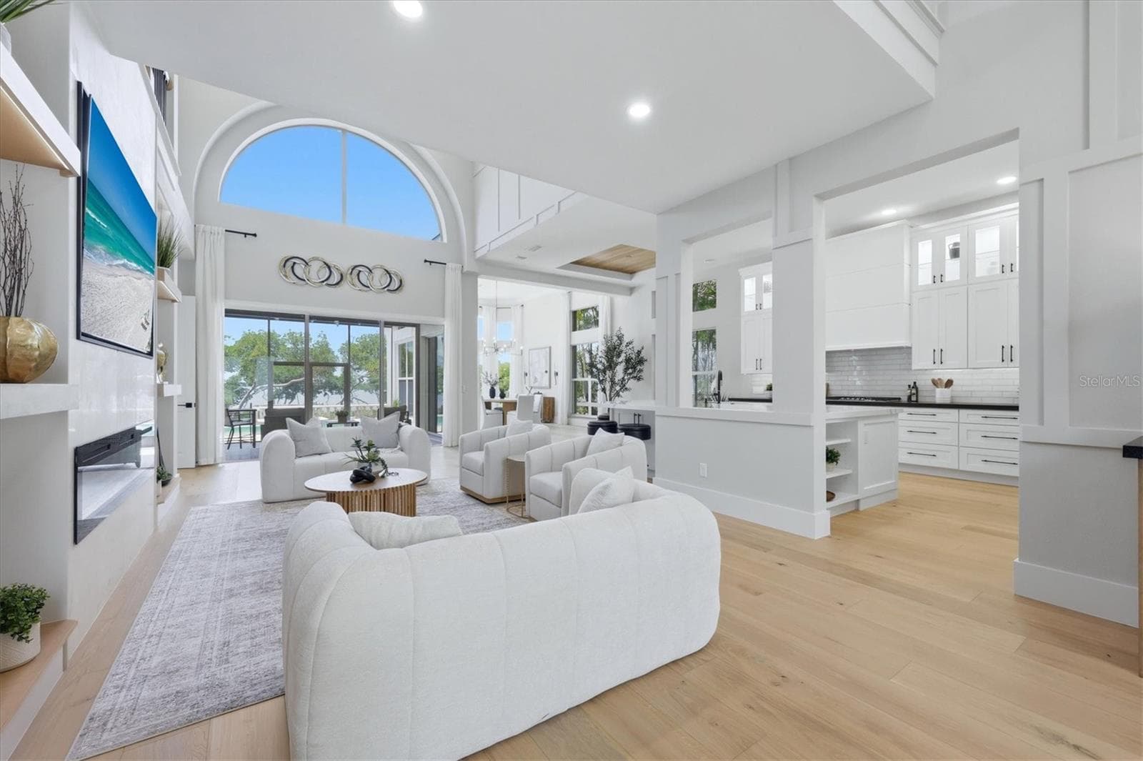 Family Room, Kitchen and Dining Room - 3606 FAIR OAKS PL, LONGBOAT KEY