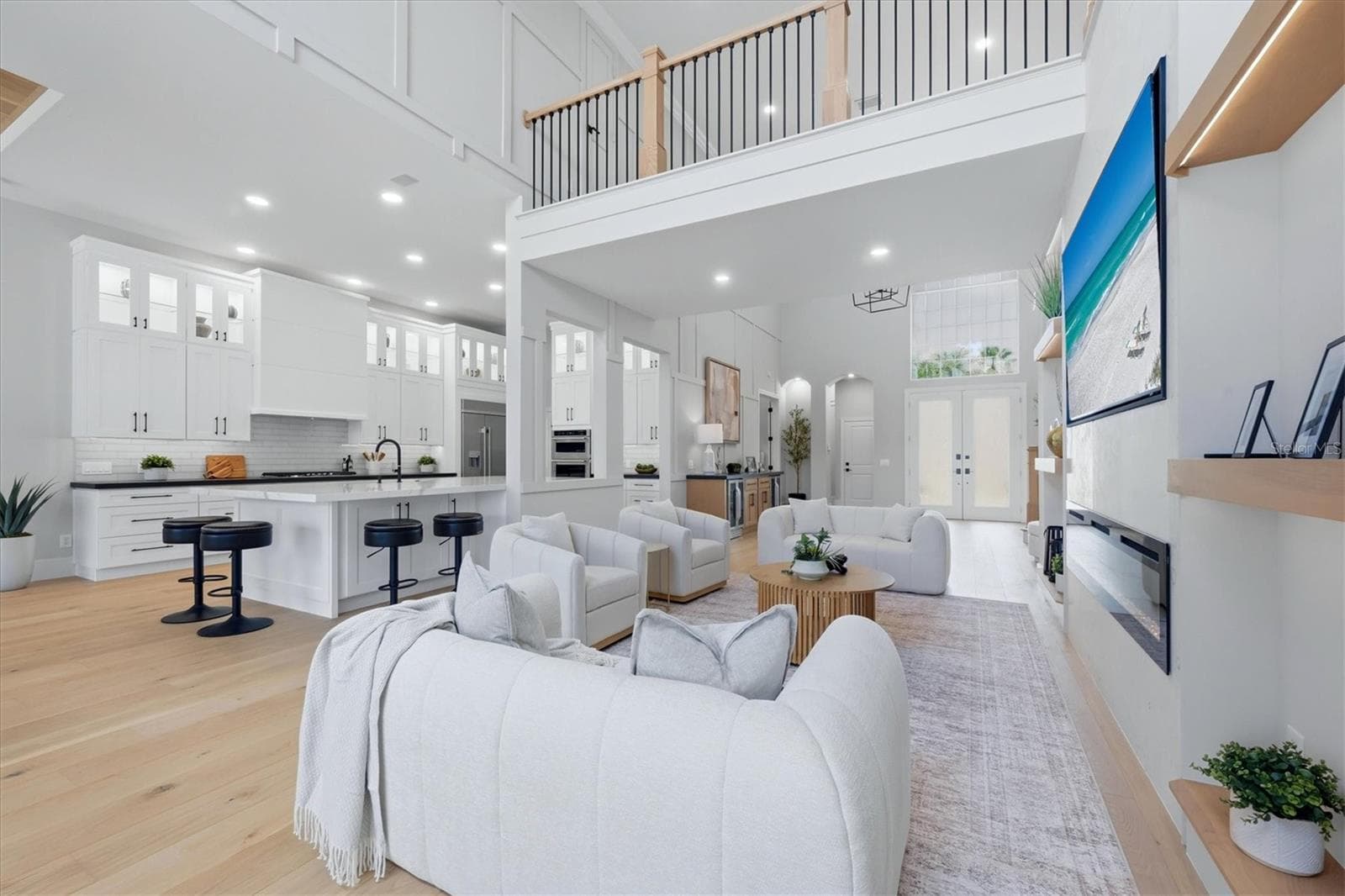 Family Room and Kitchen - 3606 FAIR OAKS PL, LONGBOAT KEY