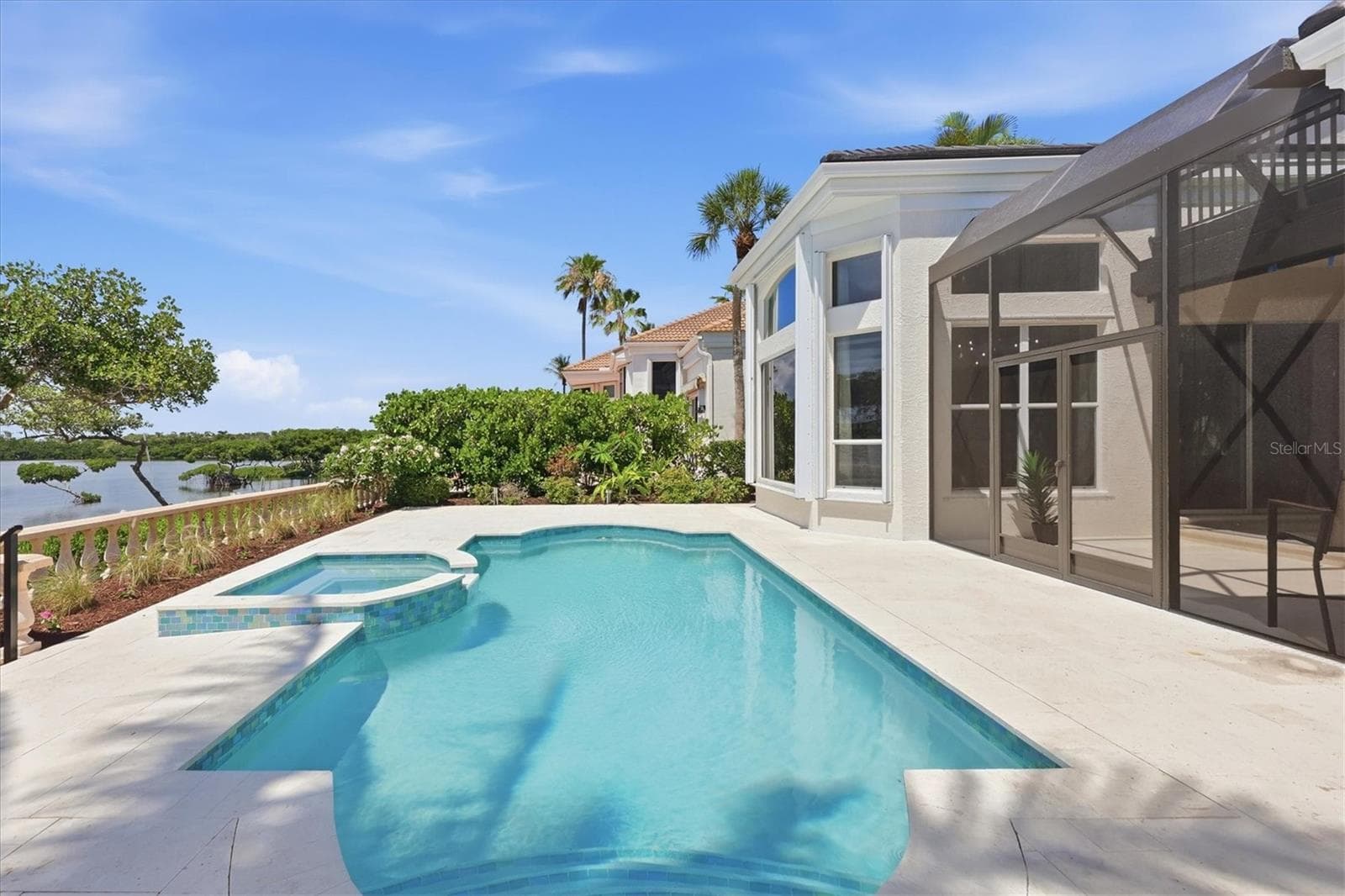 Pool with Water Views - 3606 FAIR OAKS PL, LONGBOAT KEY
