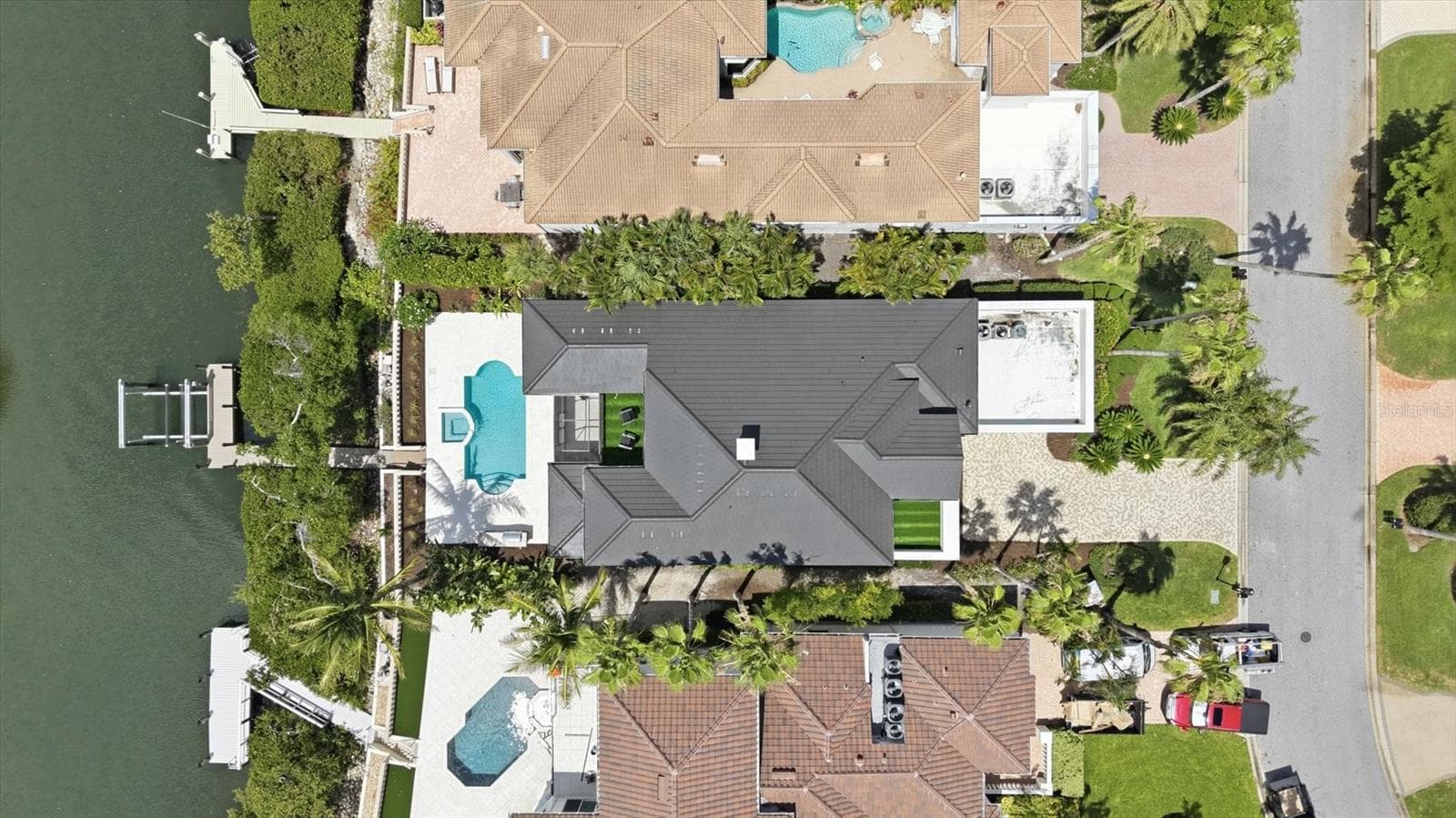 Aerial View - 3606 FAIR OAKS PL, LONGBOAT KEY