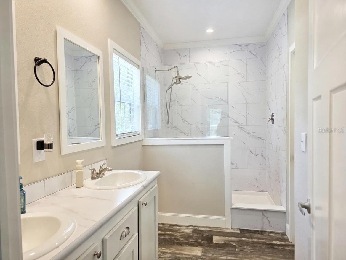 Primary Bath - 10617 SKEWLEE GARDENS DR, THONOTOSASSA
