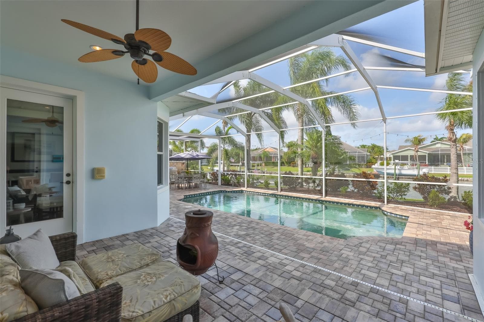 covered lanai - 5318 LOON NEST CT, APOLLO BEACH