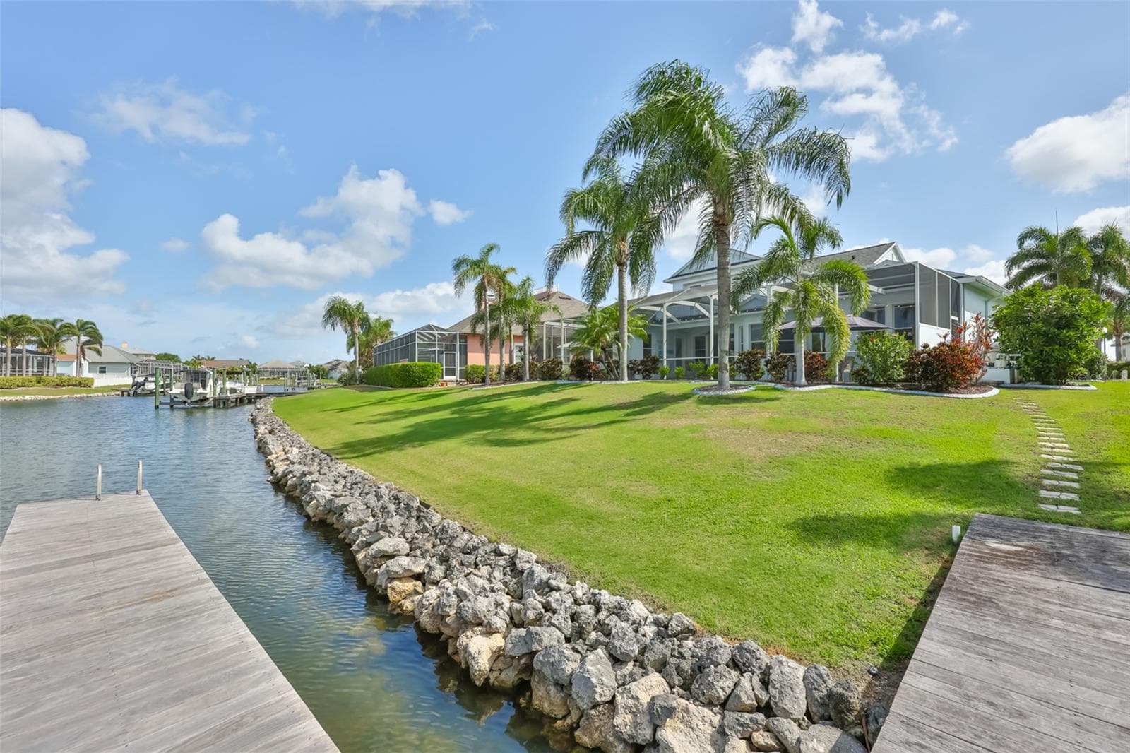 view of back of home from dock - 5318 LOON NEST CT, APOLLO BEACH