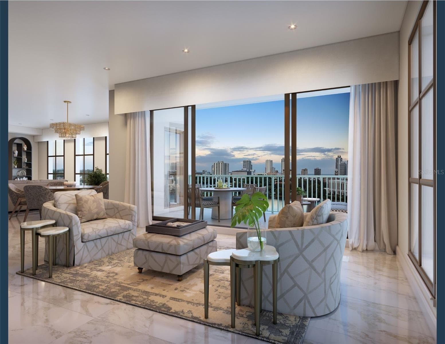 Beautiful views of the St Pete city skyline without the noise of downtown - 749 BURLINGTON AVE #600, ST PETERSBURG