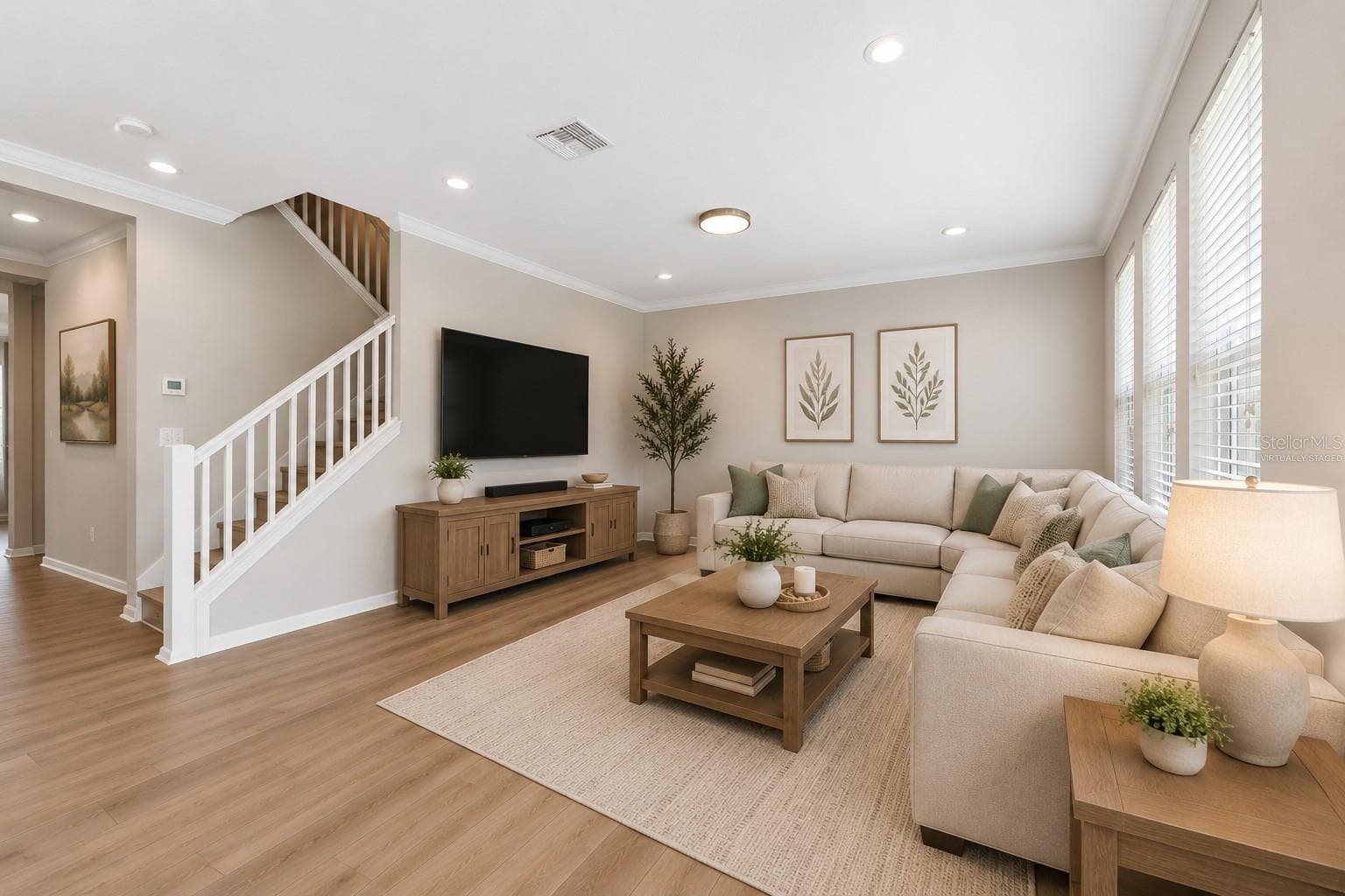Living RoomVirtually Staged - 1192 MULTIFLORA LOOP, LUTZ